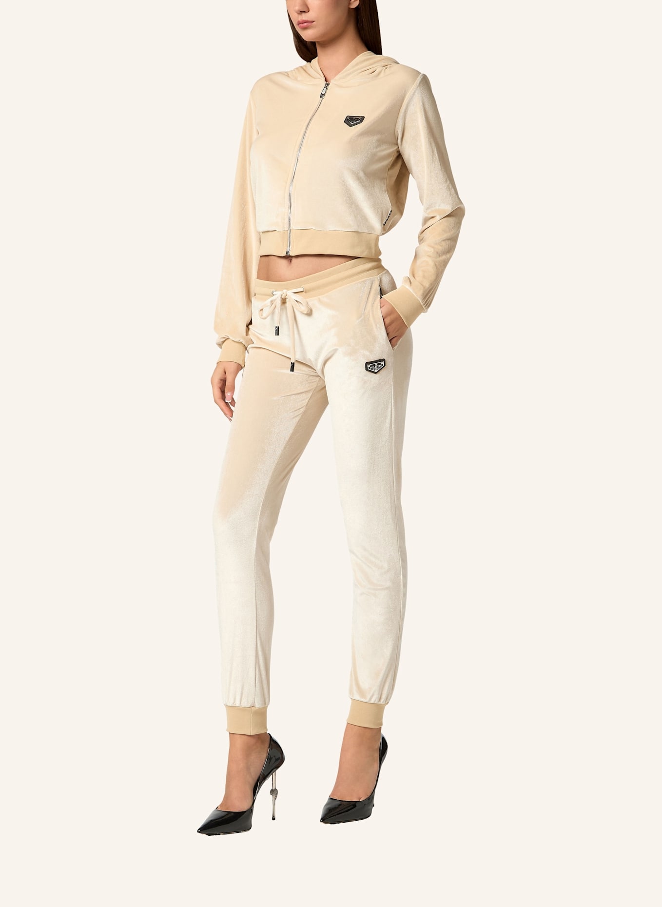 PHILIPP PLEIN PHILIPP PLEIN Jogginghose SKULL: BEIGE