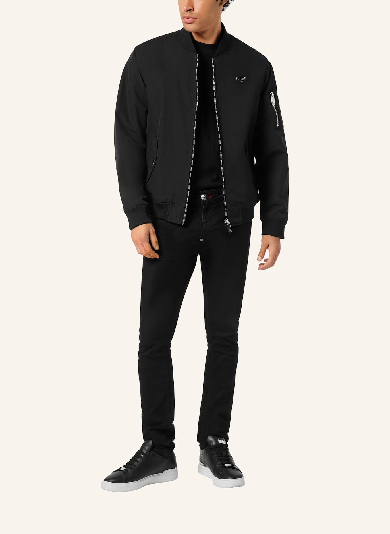 PHILIPP PLEIN Bomber: SCHWARZ