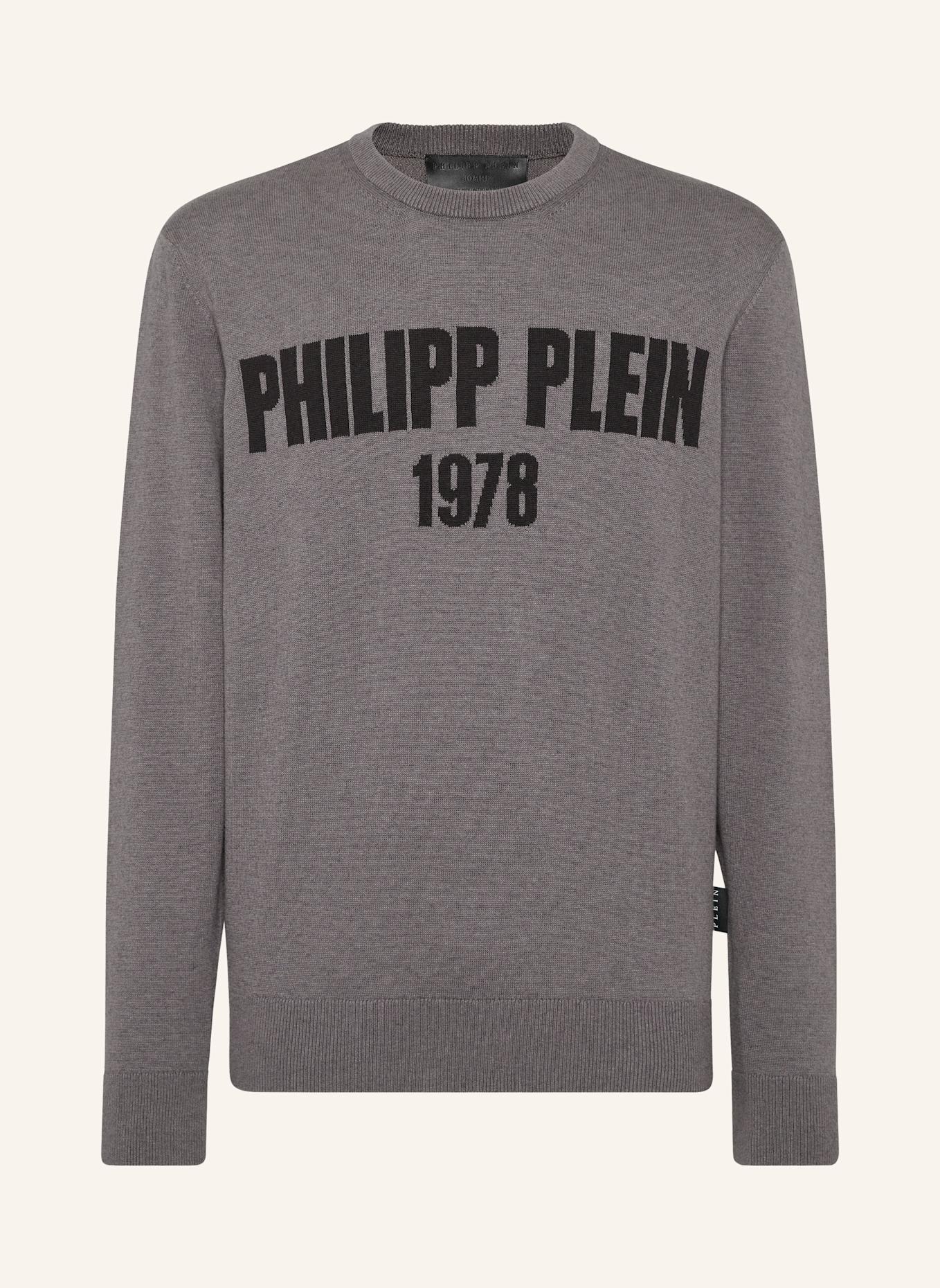 PHILIPP PLEIN PHILIPP PLEIN Rundhalspullover: GRAU
