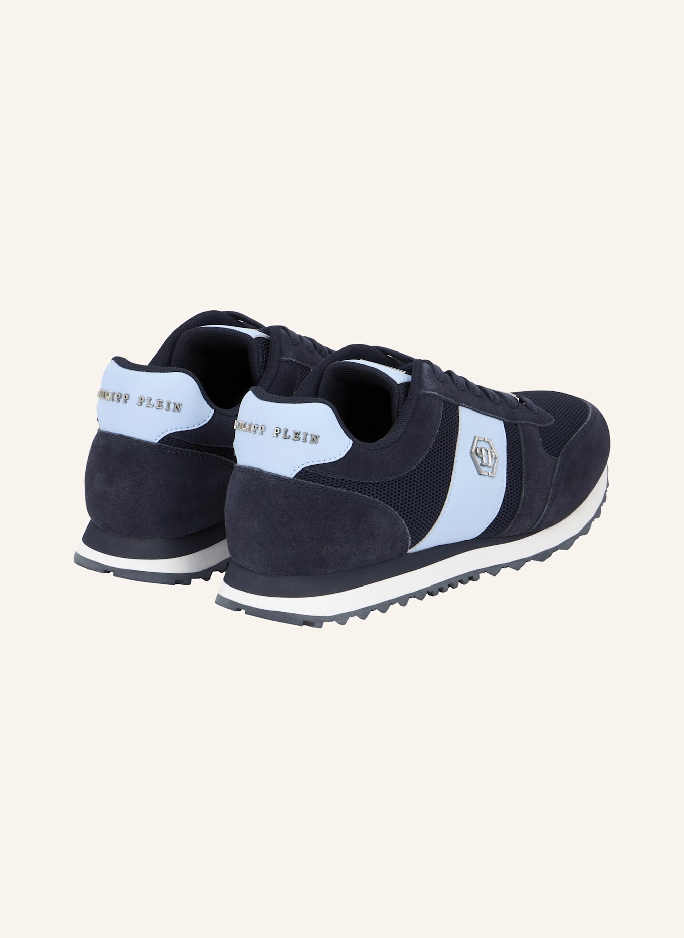 PHILIPP PLEIN Läufer HEXAGON: BLAU