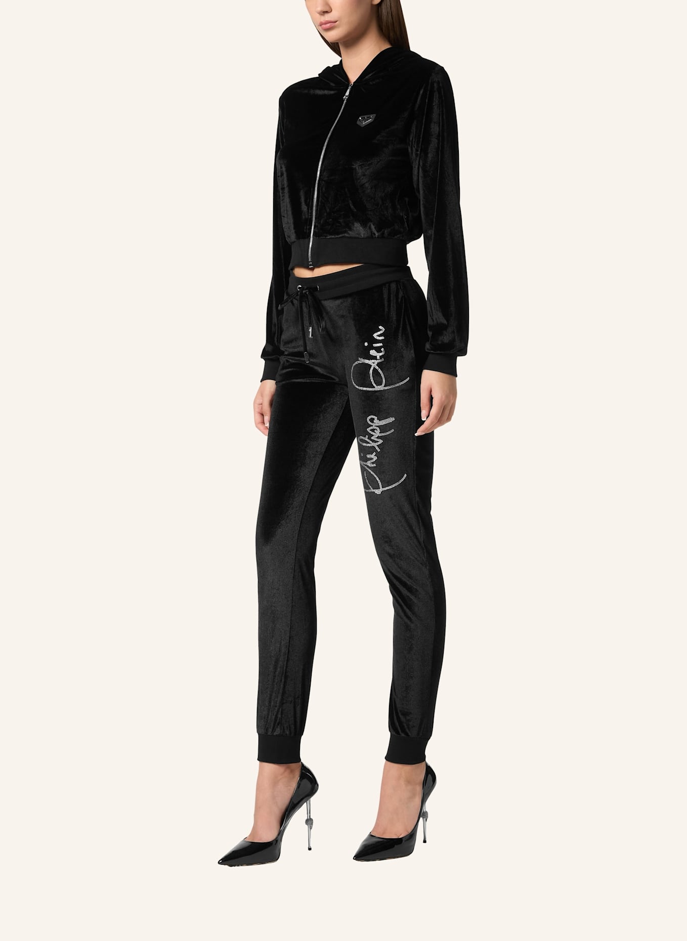 PHILIPP PLEIN PHILIPP PLEIN Jogginghose SIGNATURE: SCHWARZ