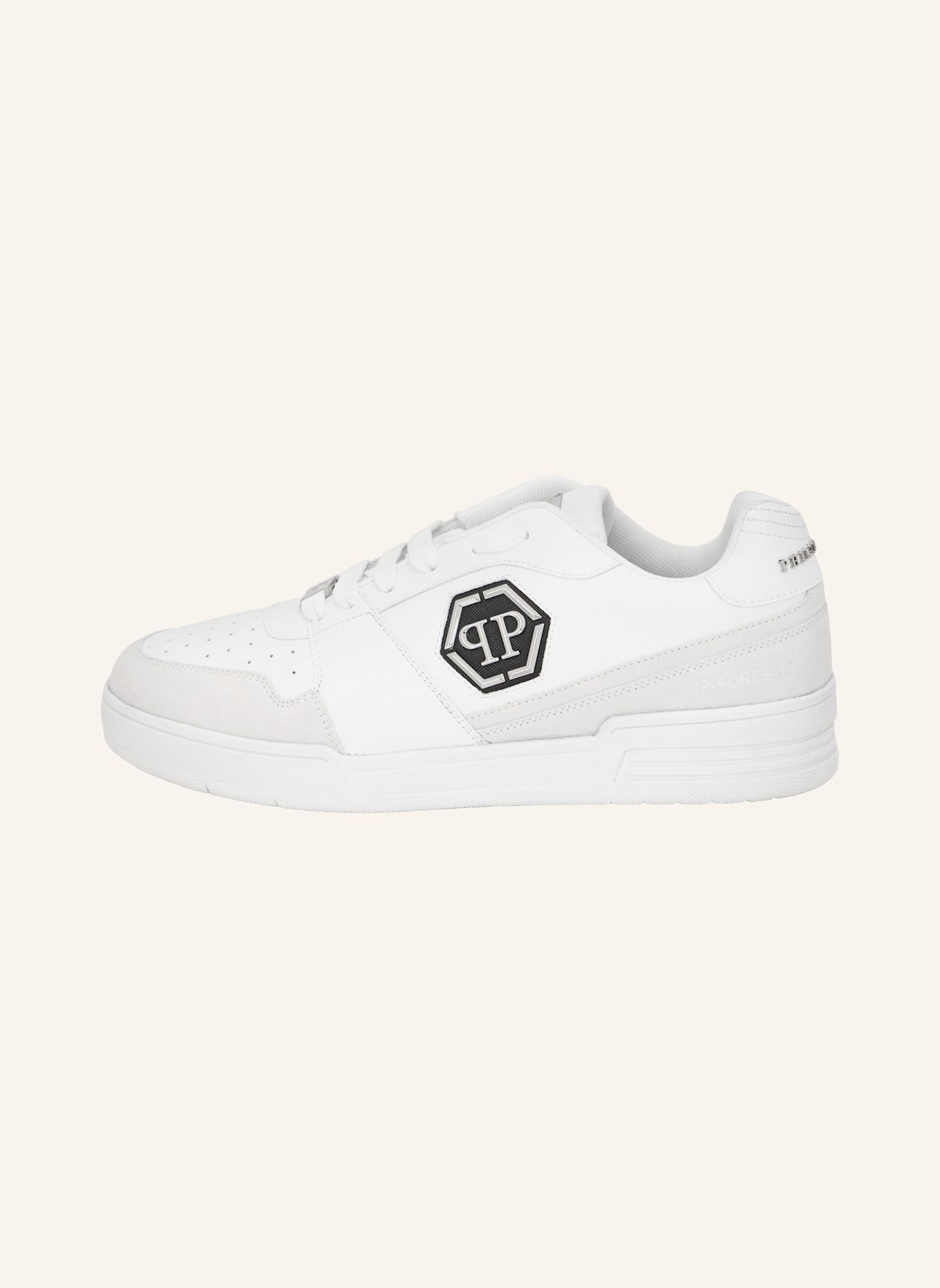 PHILIPP PLEIN Lo-Top Turnschuhe P-FORCE 78: WEISS