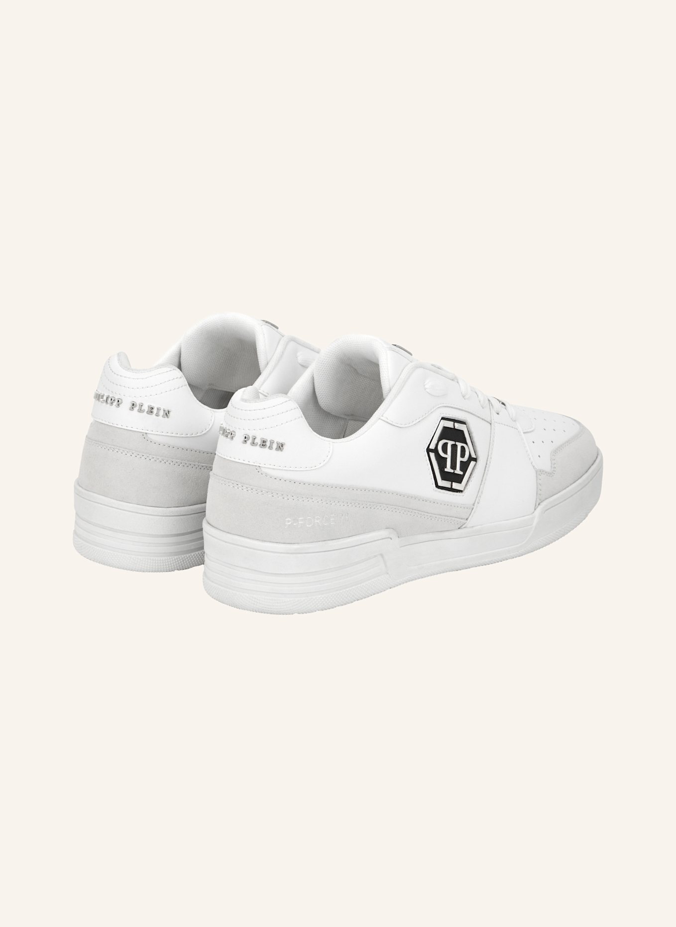 PHILIPP PLEIN Lo-Top Turnschuhe P-FORCE 78: WEISS