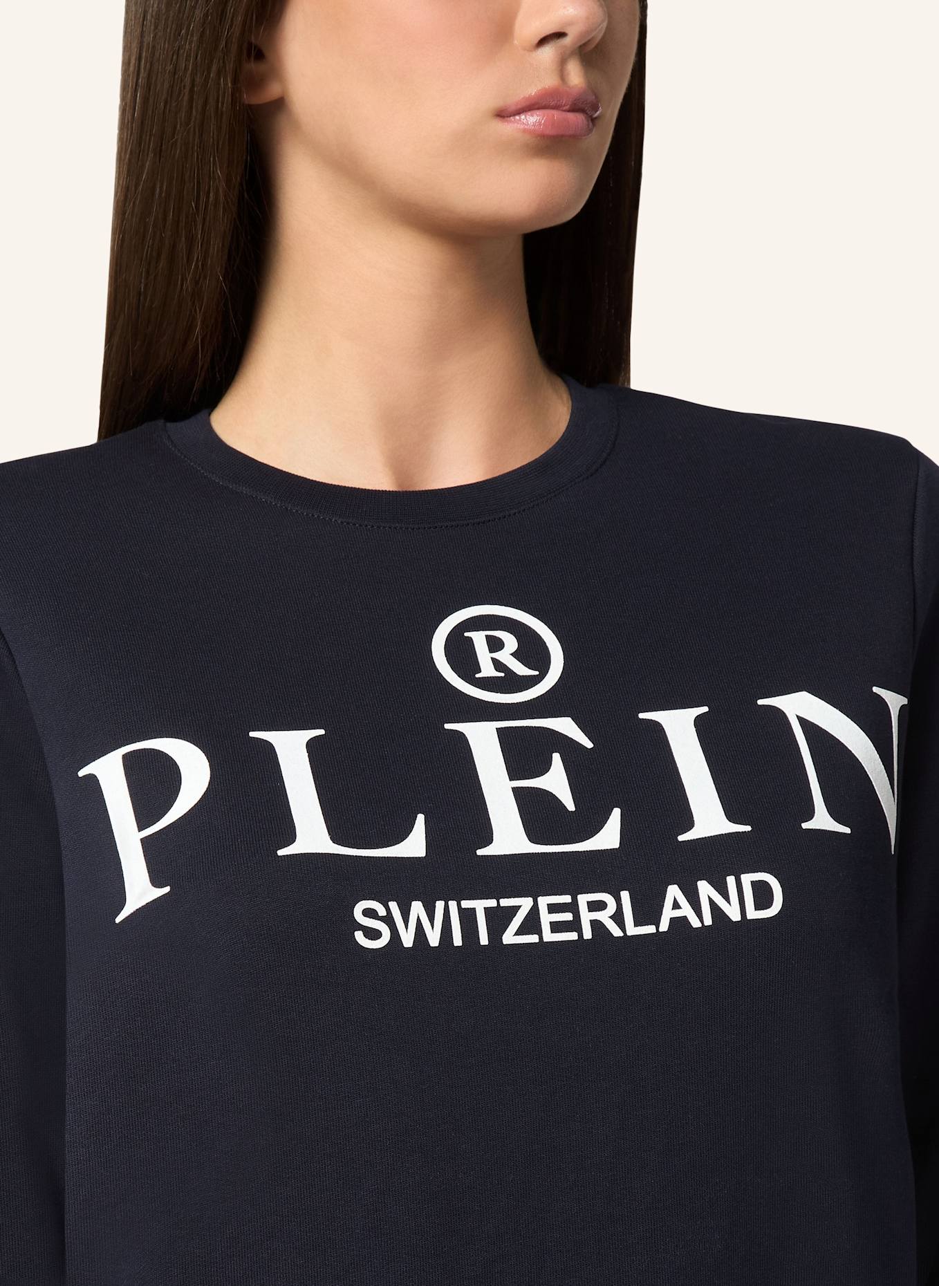 PHILIPP PLEIN Sweatshirt: DUNKELBLAU