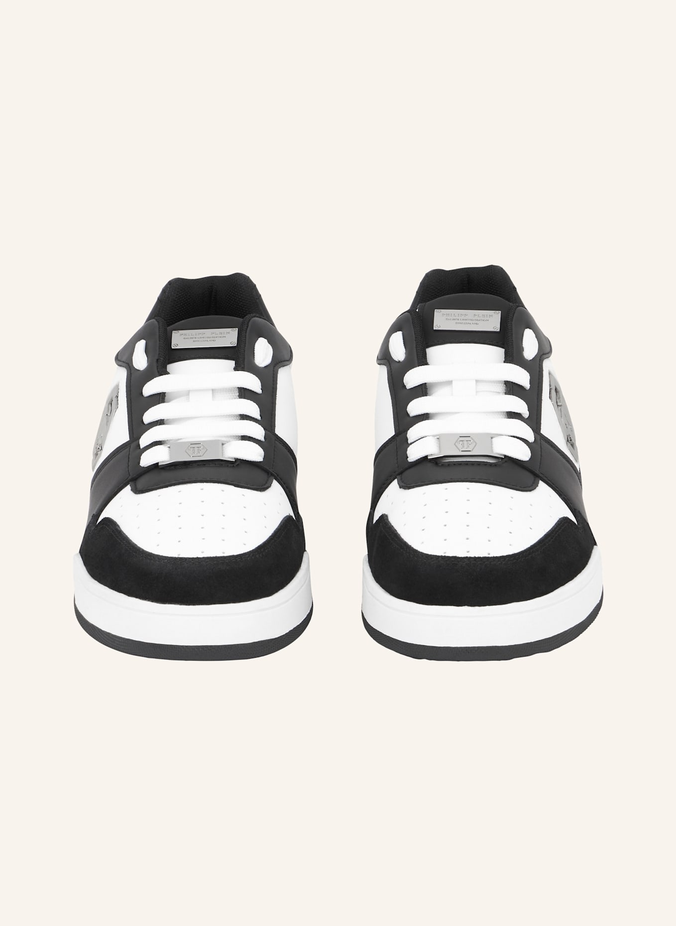 PHILIPP PLEIN Lo-Top Turnschuhe P-FORCE 78: WEISS