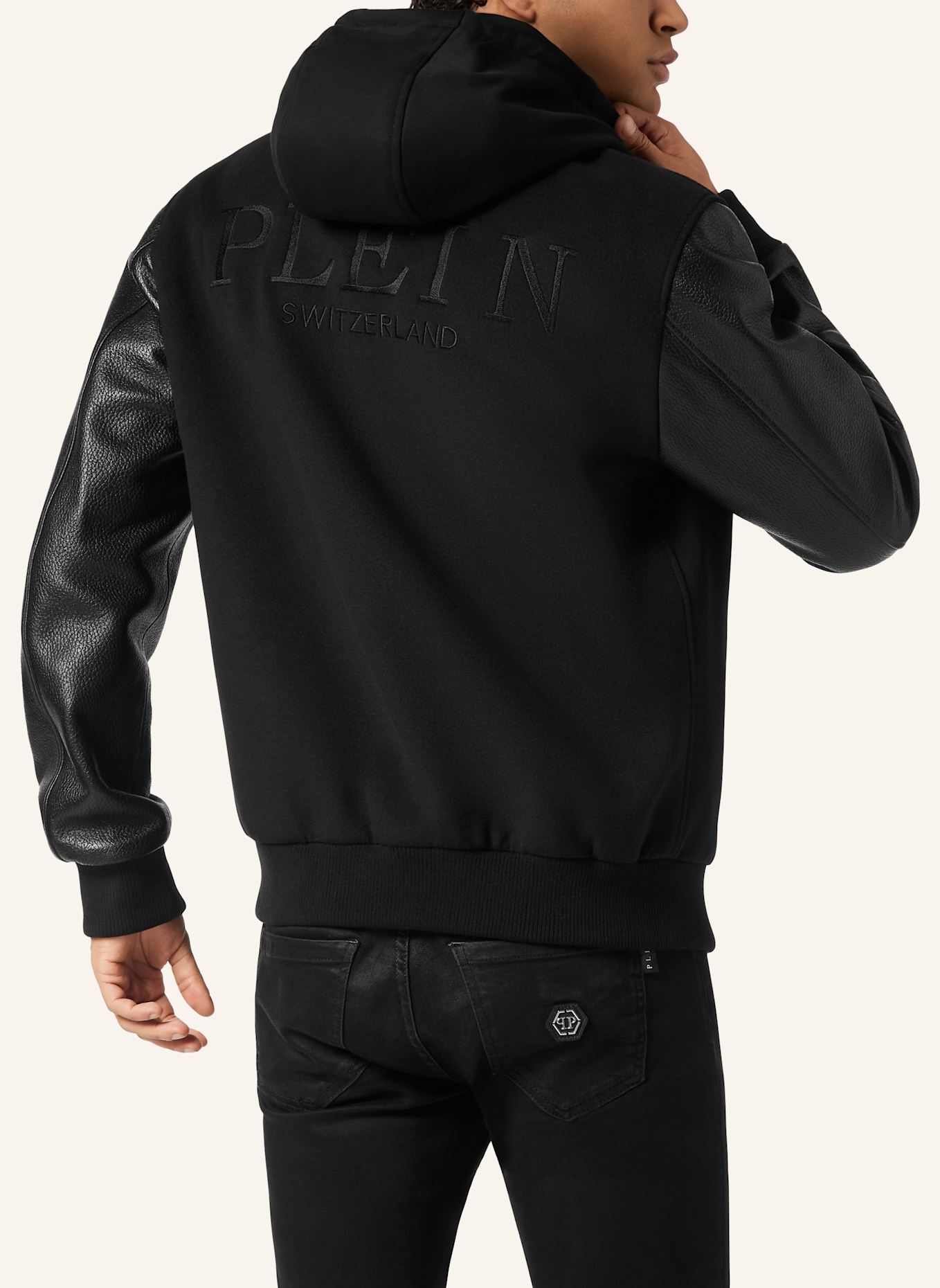 PHILIPP PLEIN Bomber: SCHWARZ