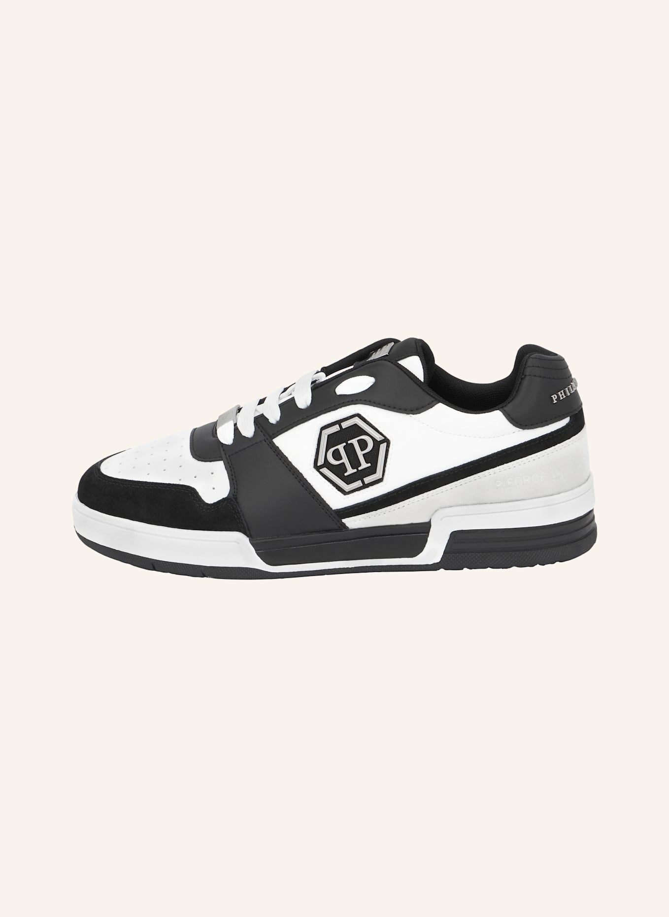 PHILIPP PLEIN Lo-Top Turnschuhe P-FORCE 78: WEISS