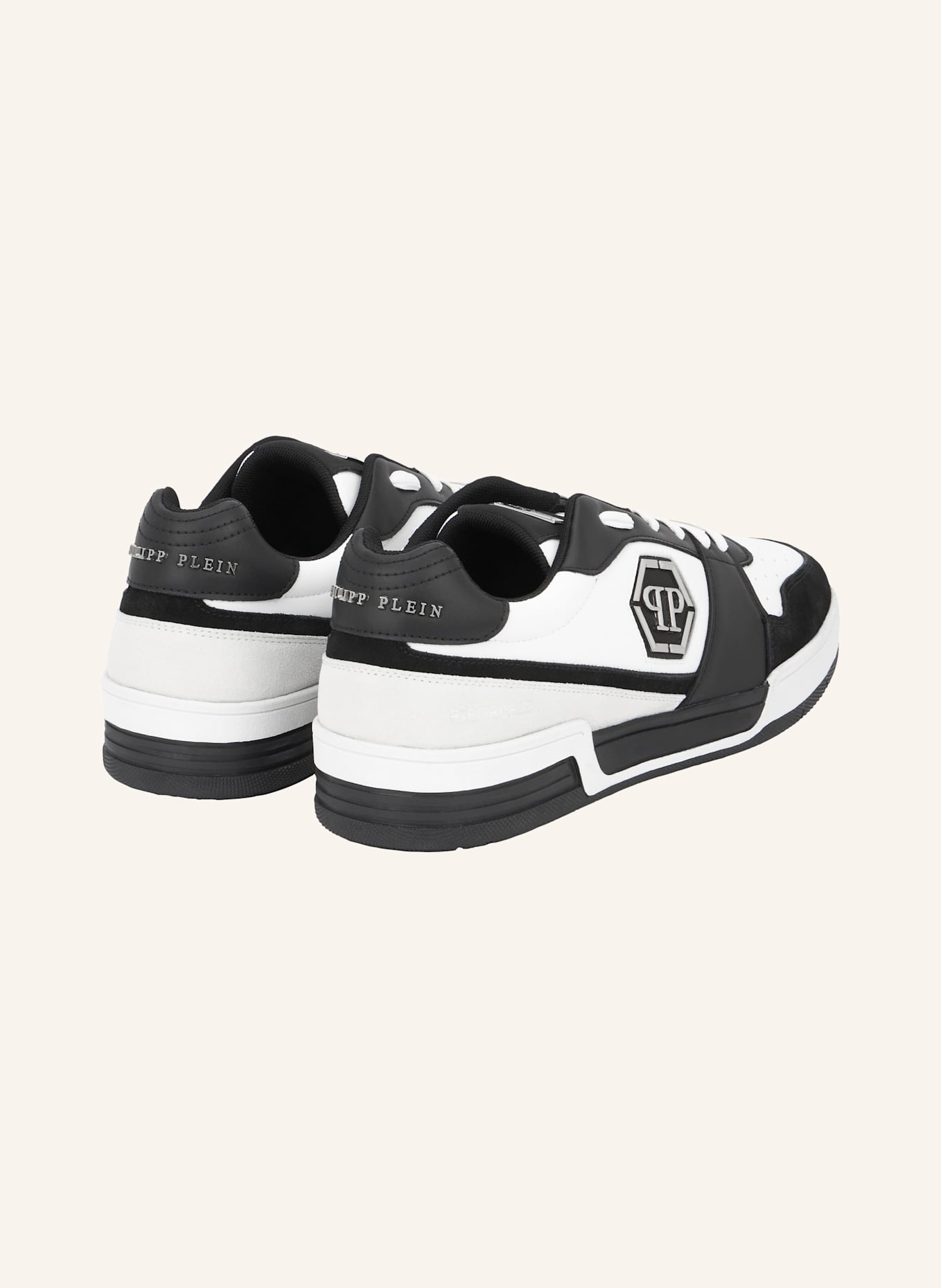 PHILIPP PLEIN Lo-Top Turnschuhe P-FORCE 78: WEISS