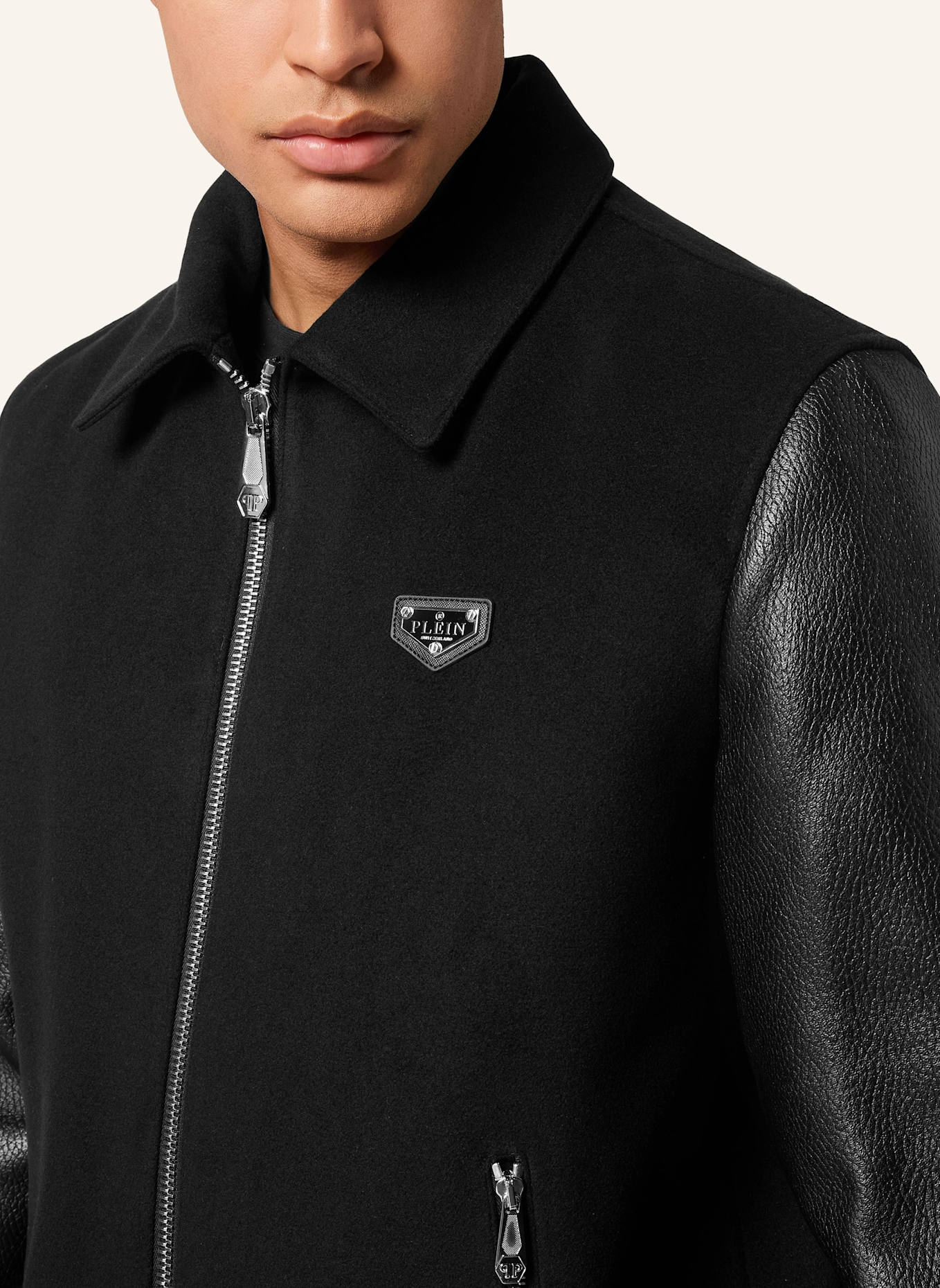PHILIPP PLEIN PHILIPP PLEIN Jacke: SCHWARZ