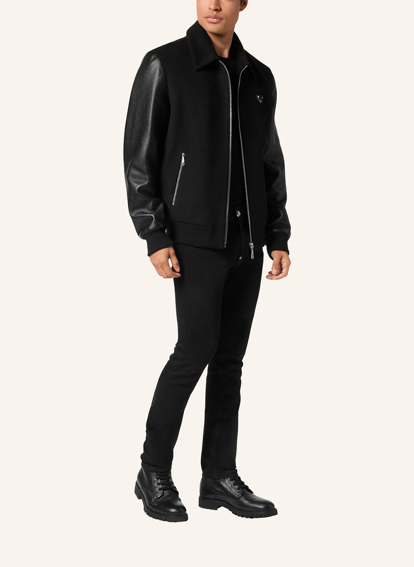 PHILIPP PLEIN PHILIPP PLEIN Jacke: SCHWARZ