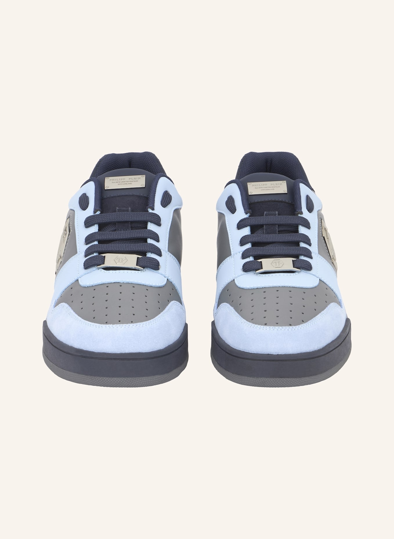 PHILIPP PLEIN Lo-Top Turnschuhe P-FORCE 78: BLAU