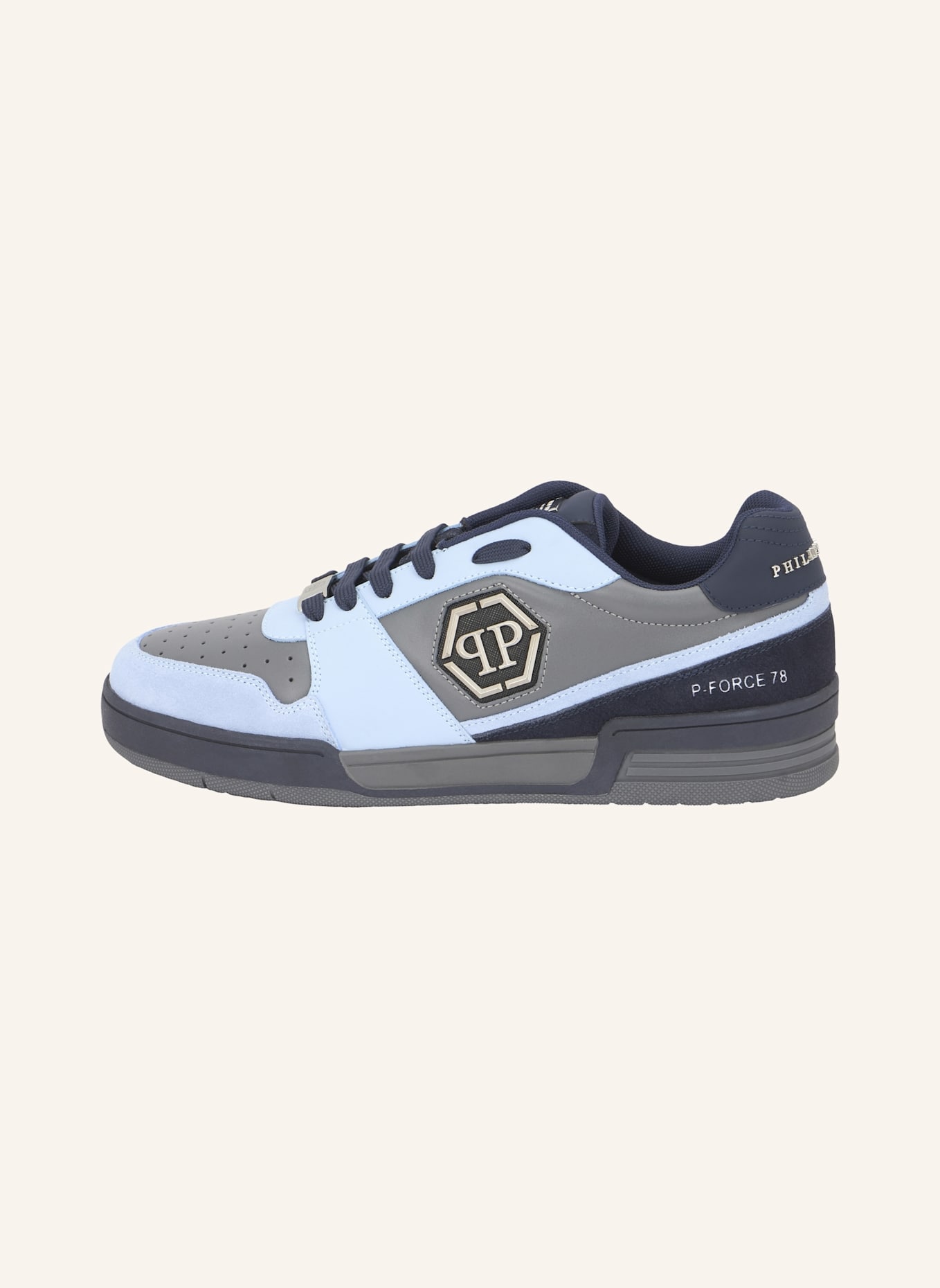PHILIPP PLEIN Lo-Top Turnschuhe P-FORCE 78: BLAU