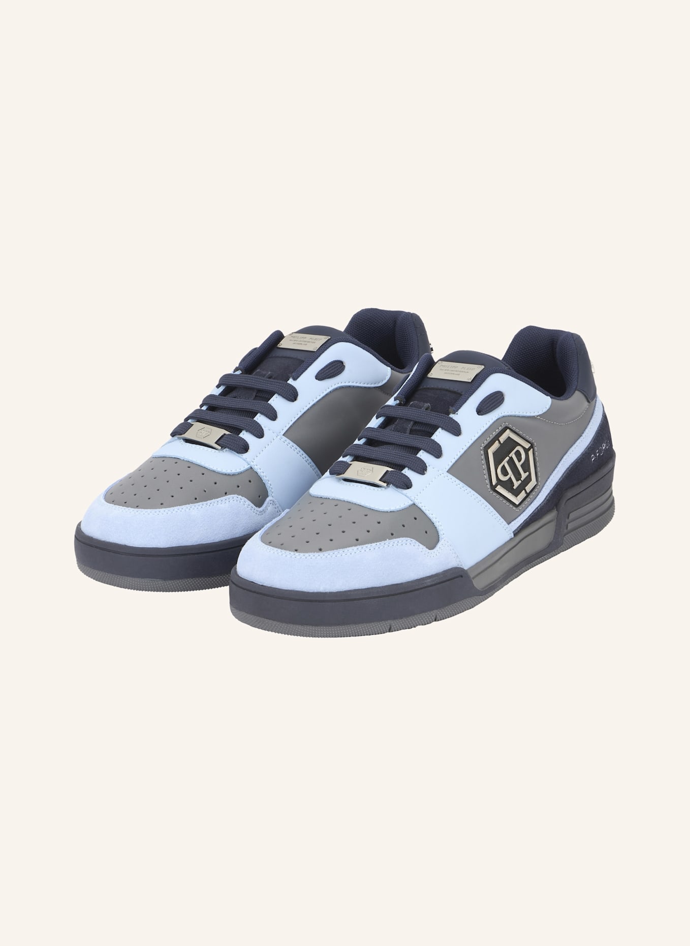 PHILIPP PLEIN Lo-Top Turnschuhe P-FORCE 78: BLAU