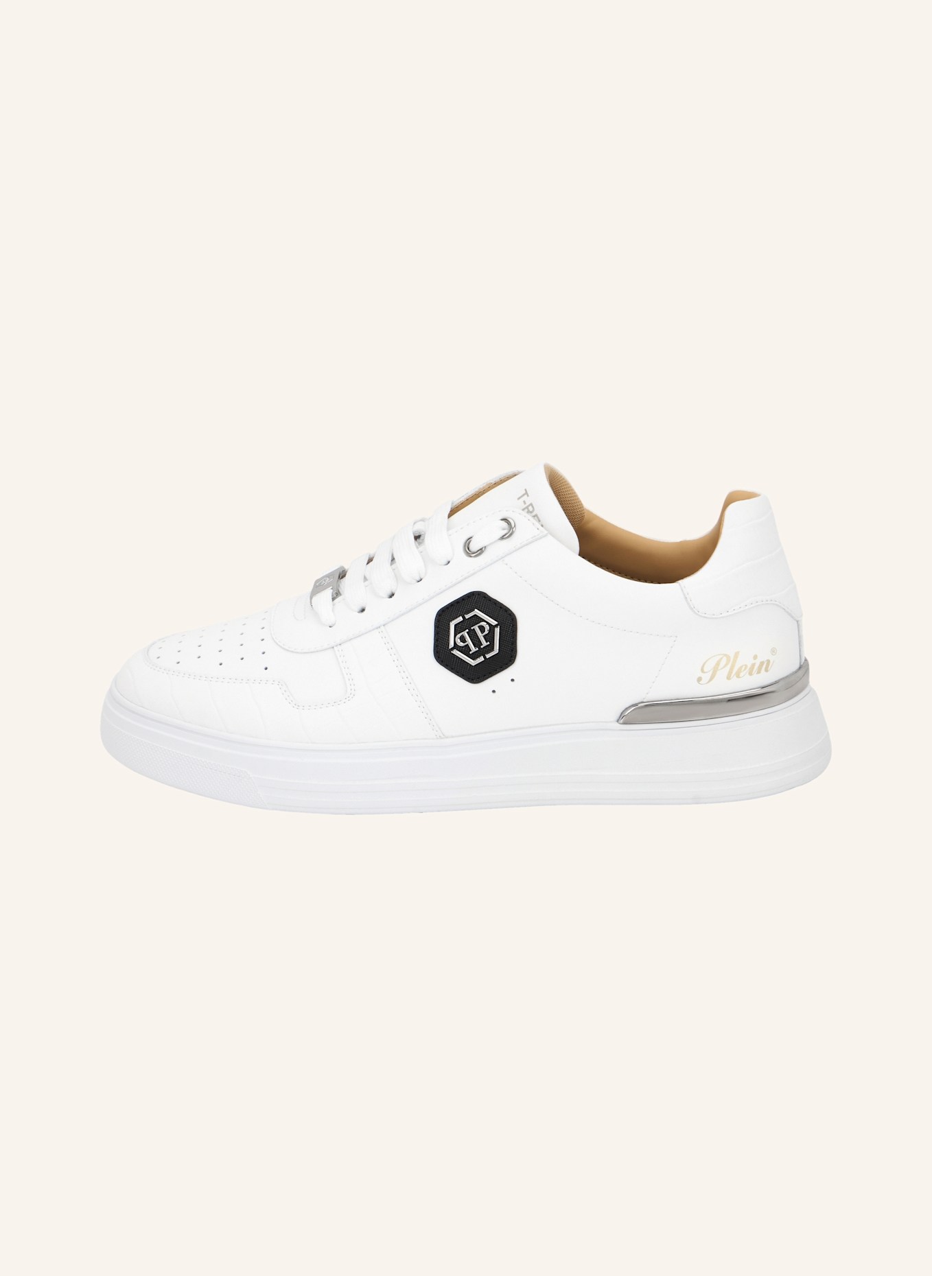 PHILIPP PLEIN Lo-Top Turnschuhe COCCO: WEISS