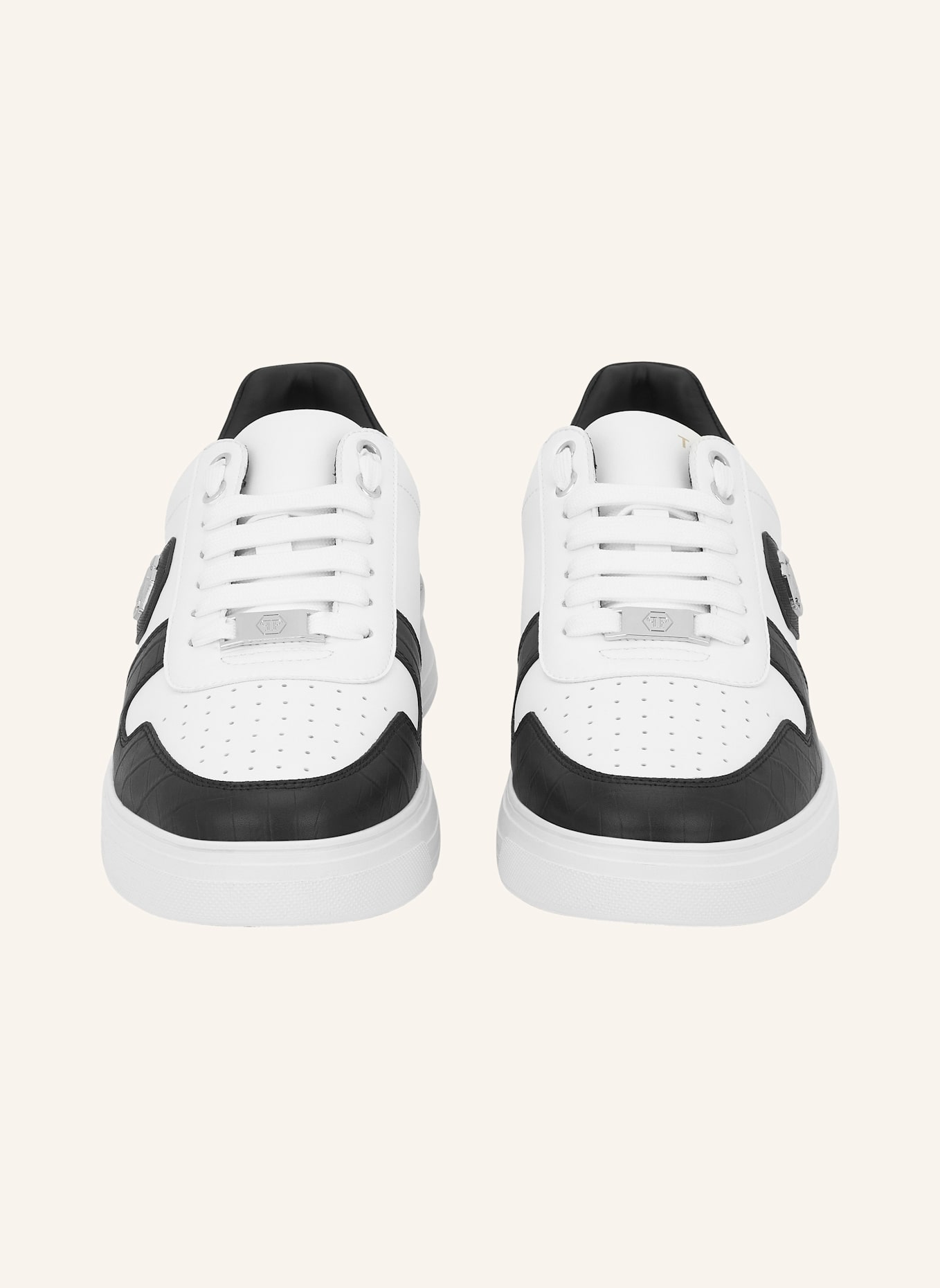 PHILIPP PLEIN Lo-Top Turnschuhe COCCO: WEISS