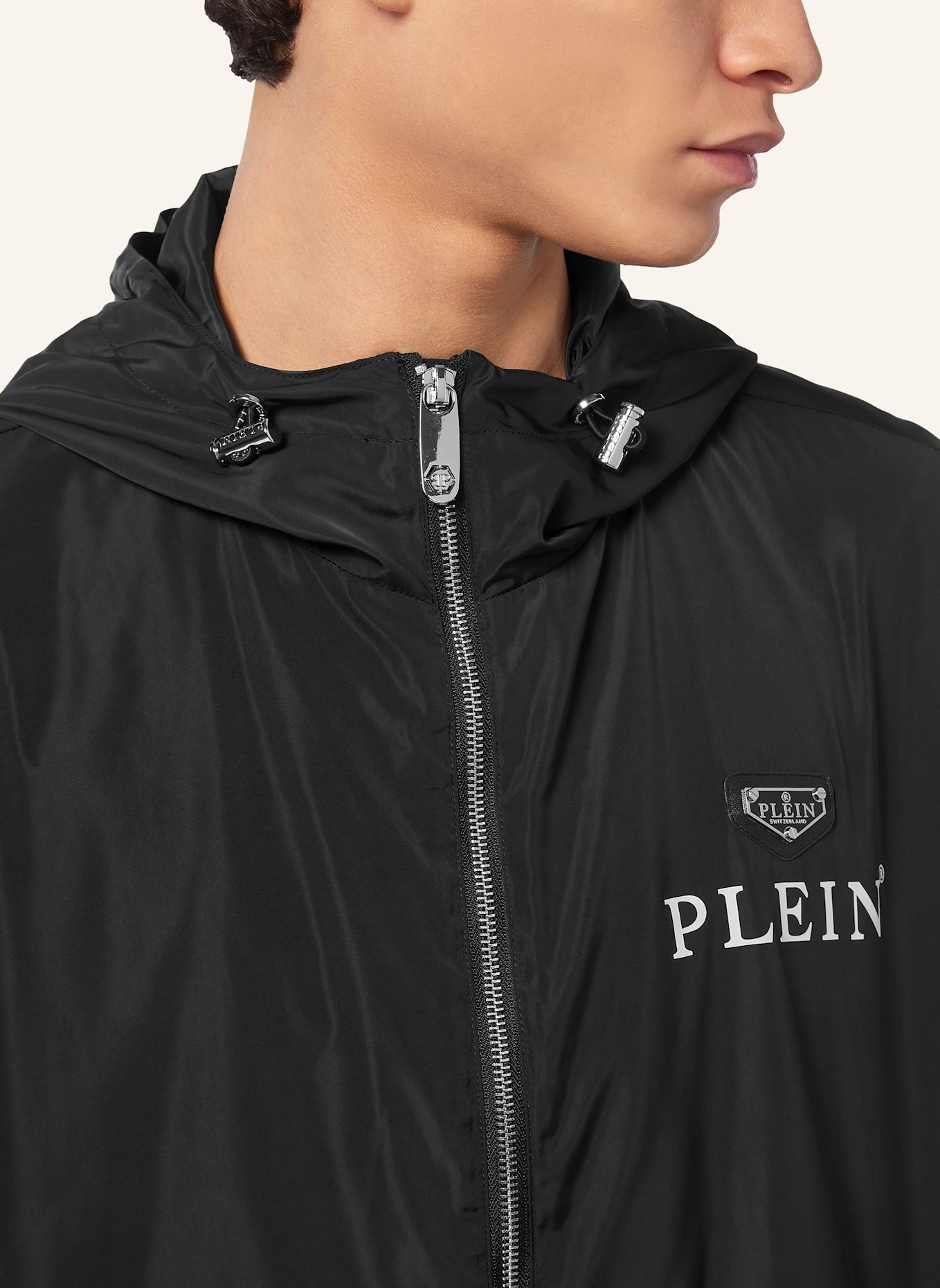PHILIPP PLEIN Windbreaker: SCHWARZ