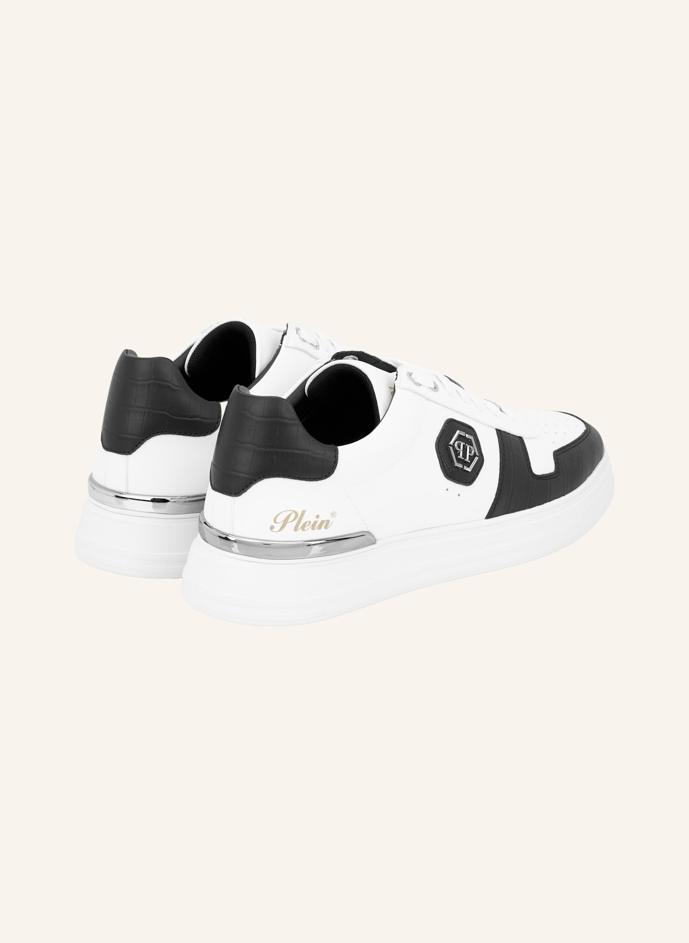 PHILIPP PLEIN Lo-Top Turnschuhe COCCO: WEISS