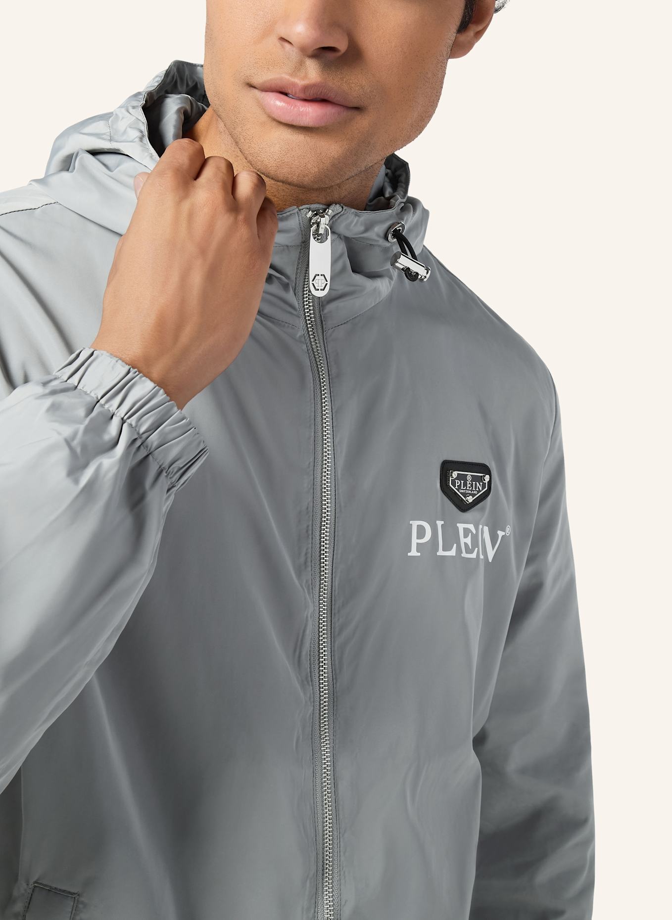 PHILIPP PLEIN Windbreaker: GRAU