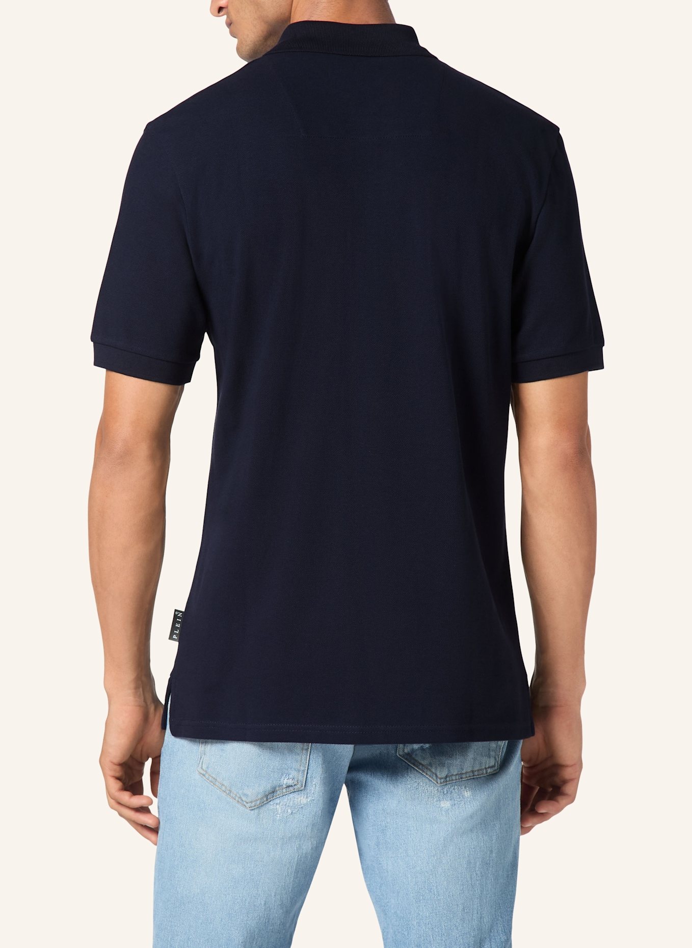 PHILIPP PLEIN Polohemd ICONIC PLEIN: DUNKELBLAU