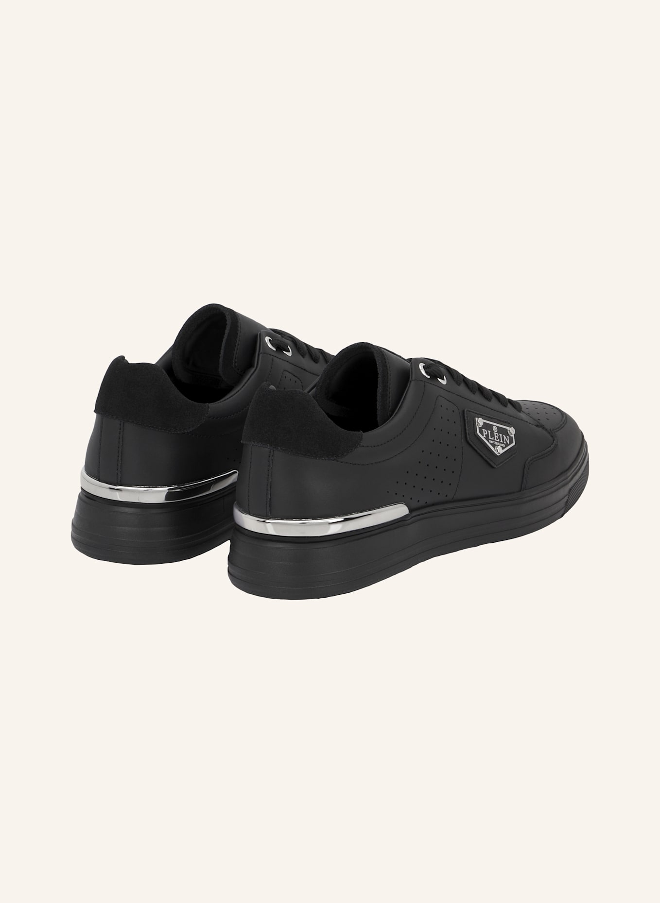PHILIPP PLEIN Lo-Top Turnschuhe: SCHWARZ