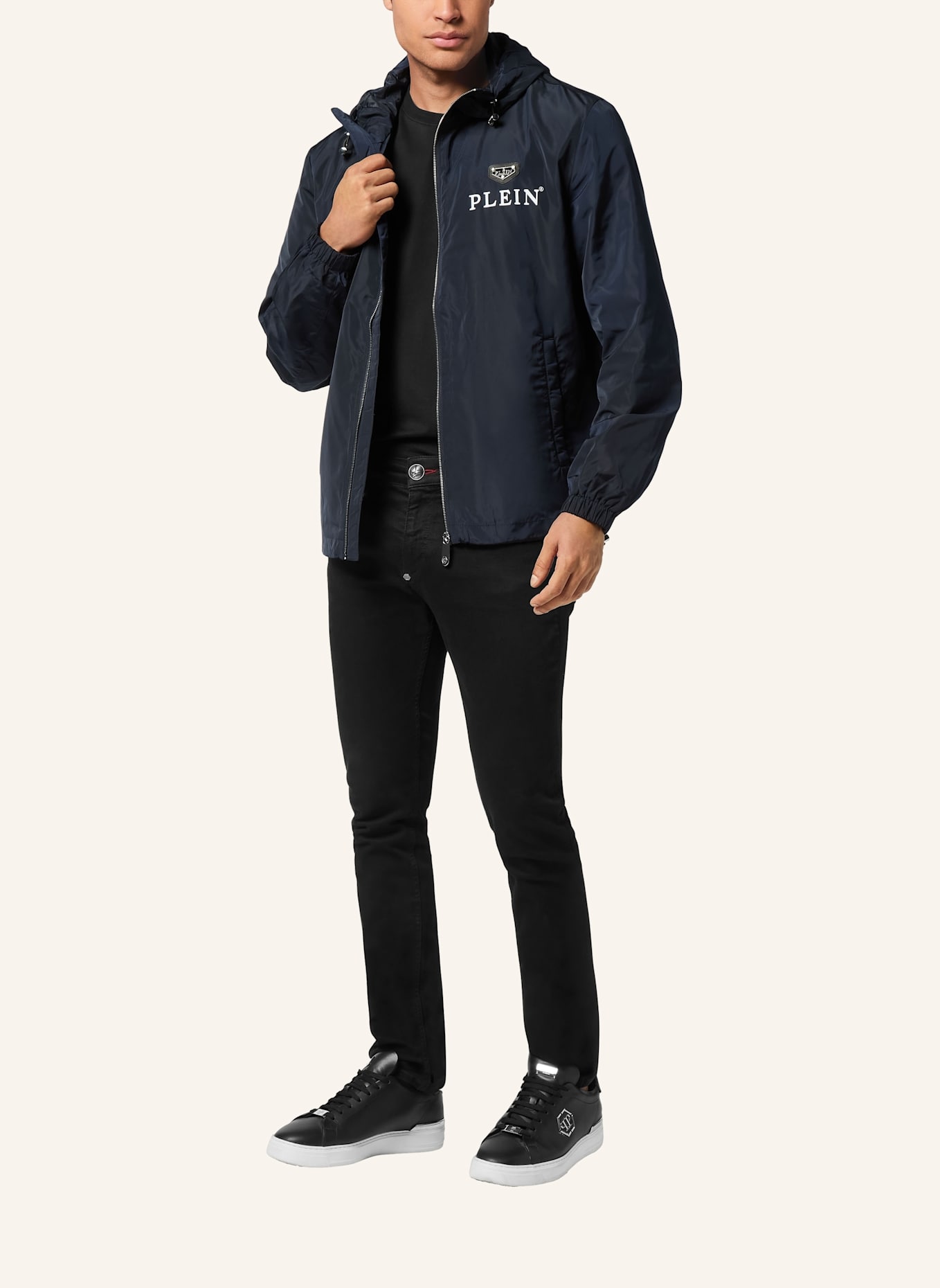 PHILIPP PLEIN Windbreaker: DUNKELBLAU