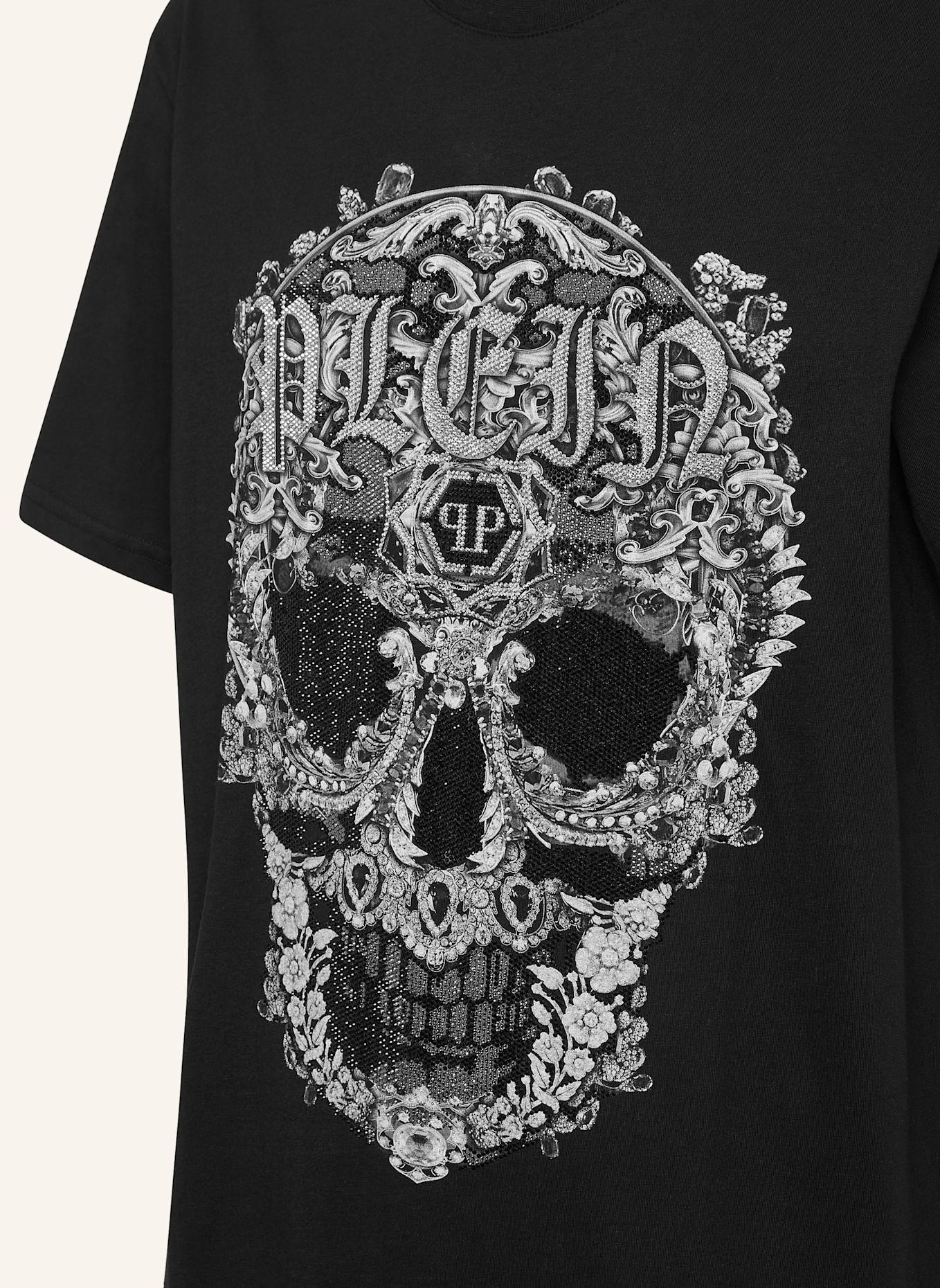 PHILIPP PLEIN PHILIPP PLEIN T-Shirt SKULL: SCHWARZ