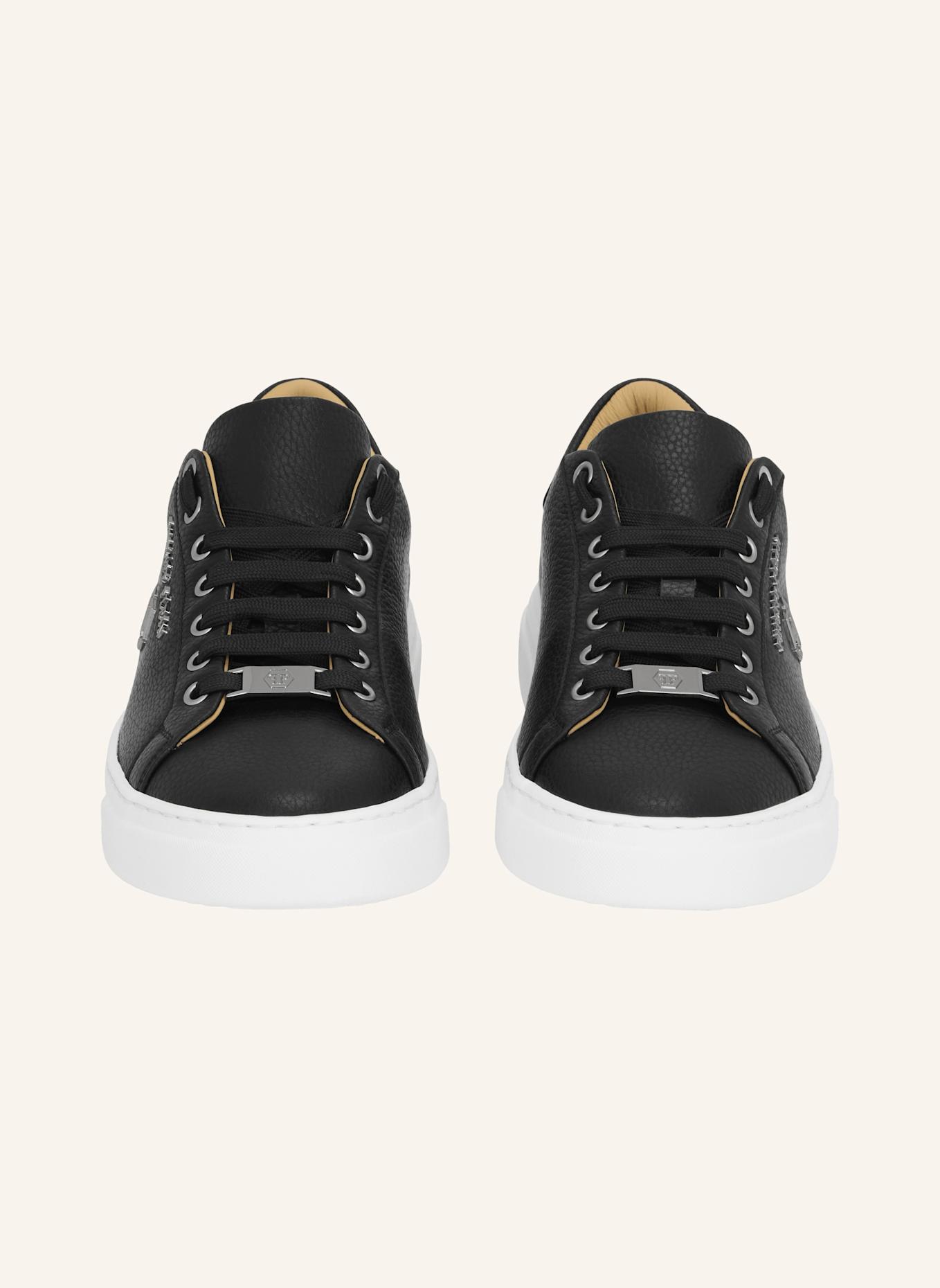 PHILIPP PLEIN Lo-Top Turnschuhe HEXAGON: SCHWARZ