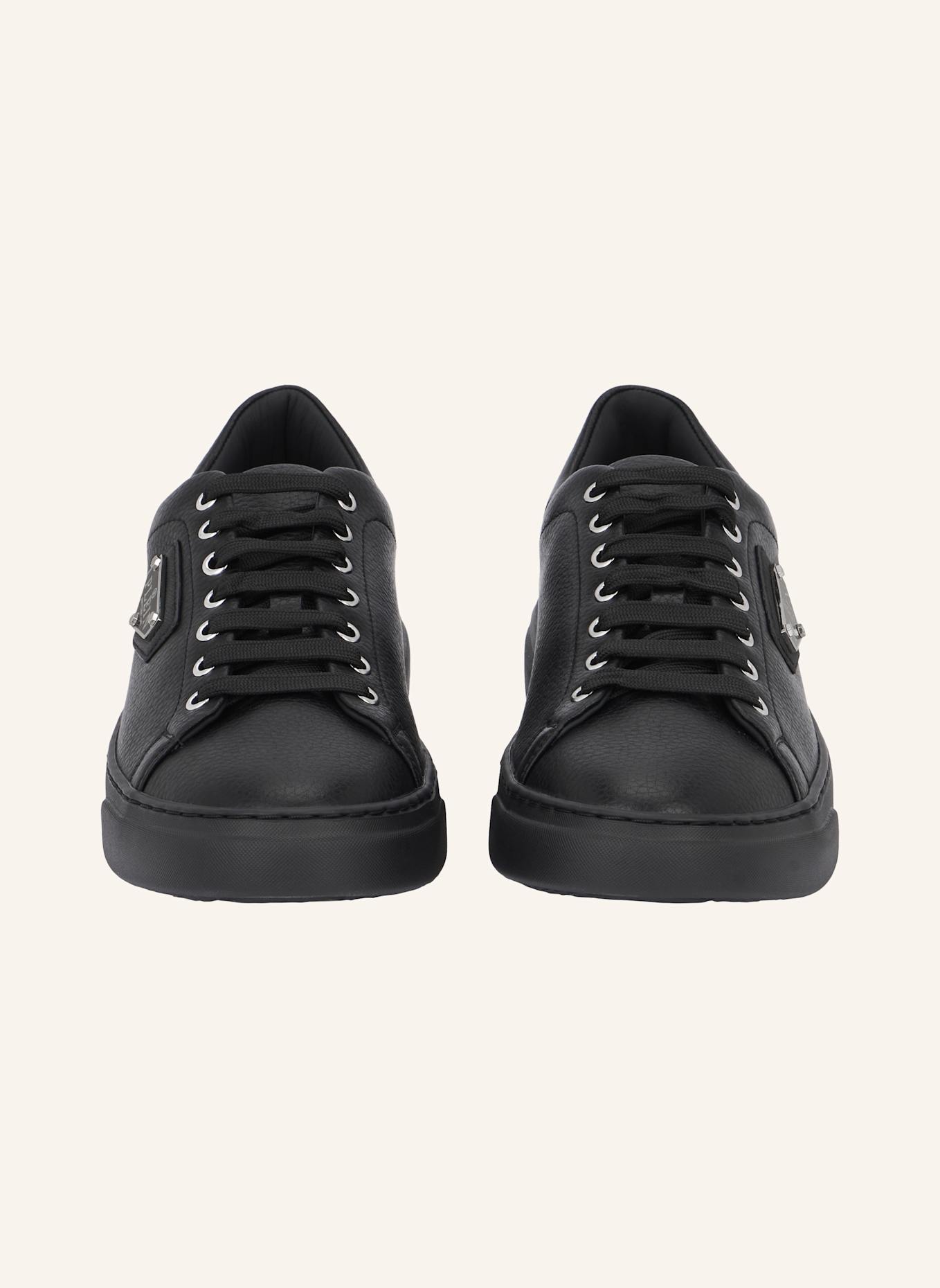 PHILIPP PLEIN Lo-Top Turnschuhe ICONIC PLEIN: SCHWARZ