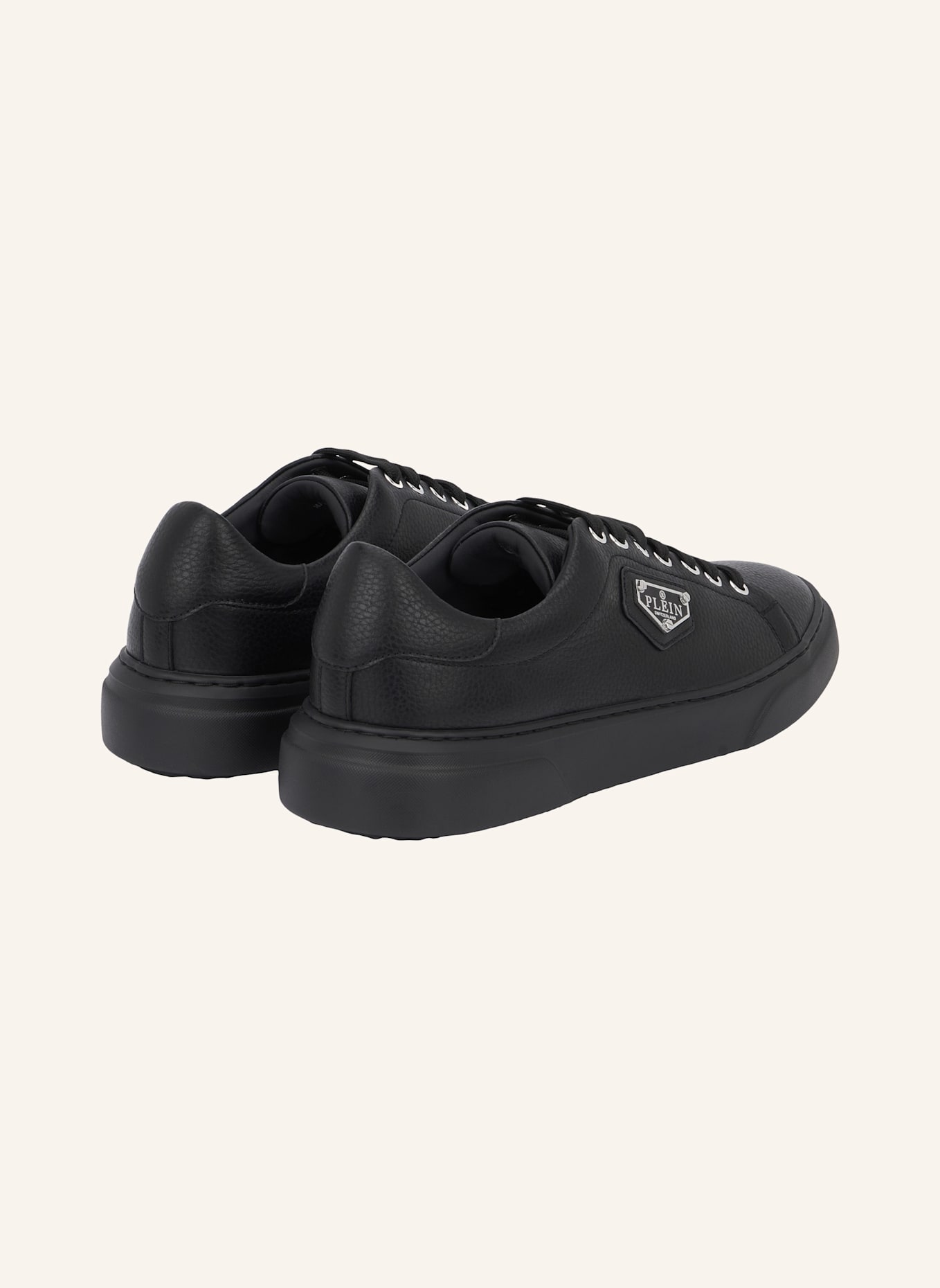 PHILIPP PLEIN Lo-Top Turnschuhe ICONIC PLEIN: SCHWARZ