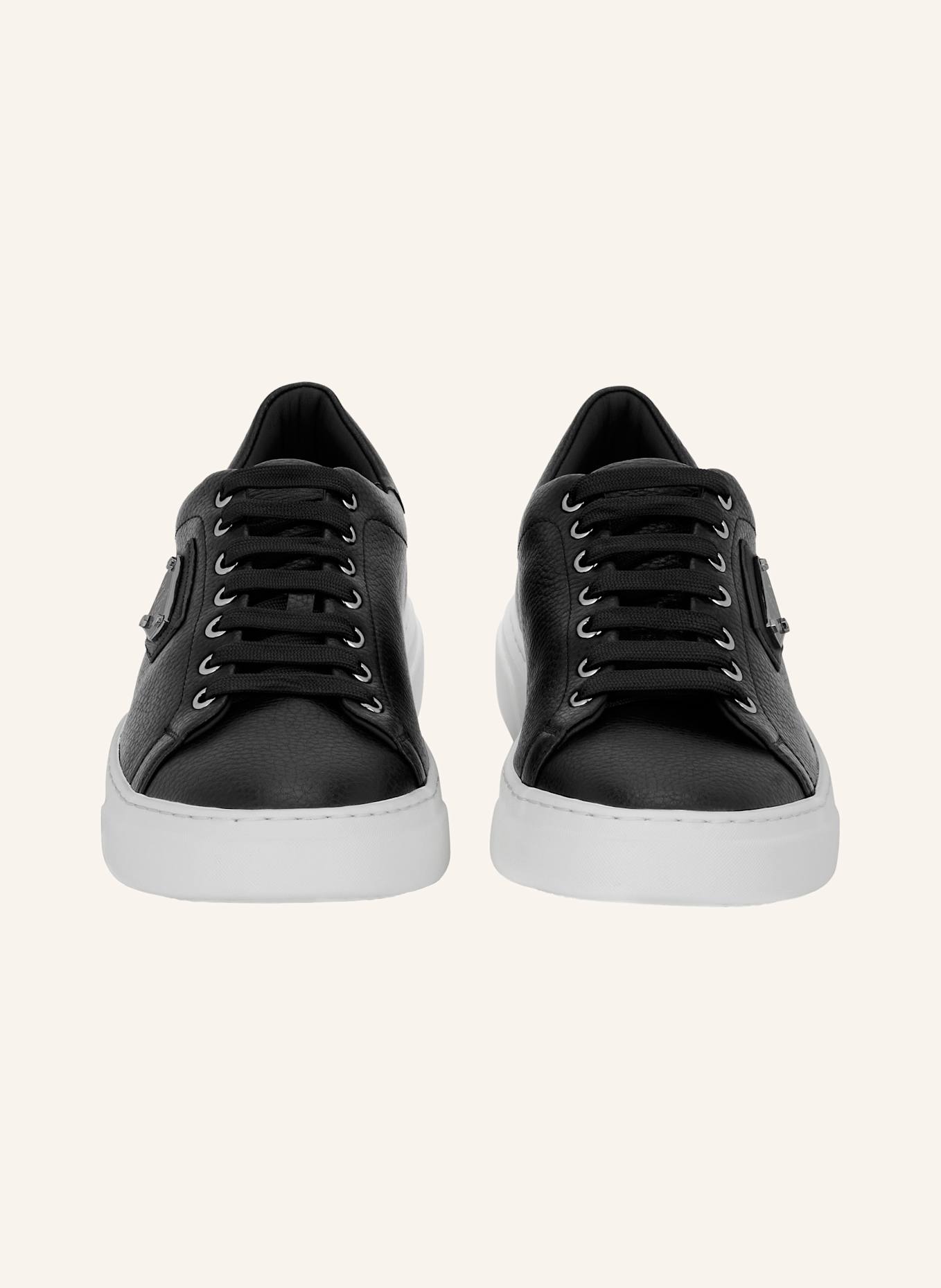 PHILIPP PLEIN Lo-Top Turnschuhe ICONIC PLEIN: SCHWARZ