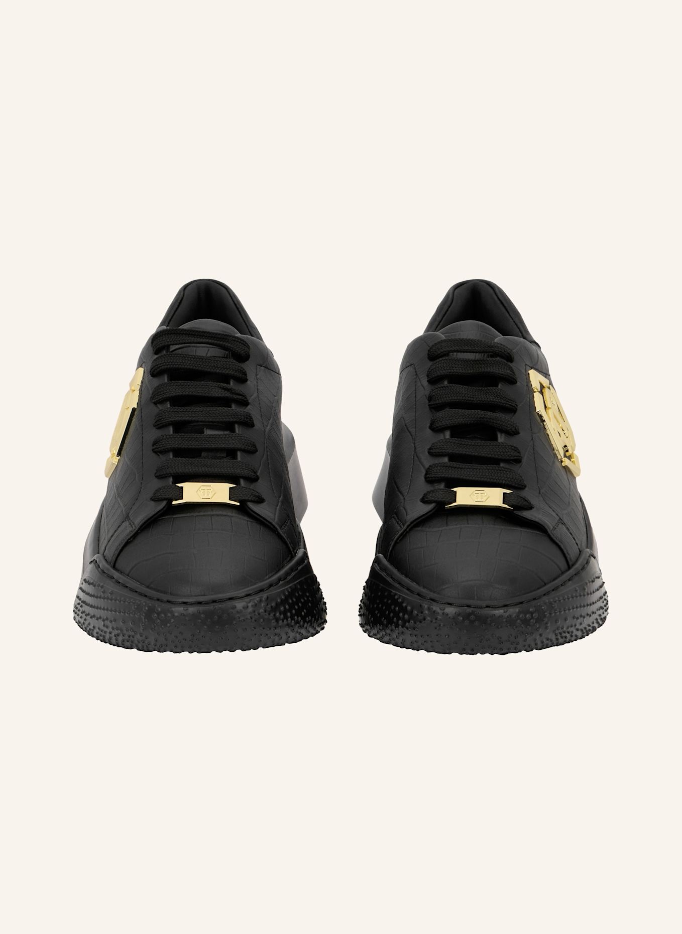 PHILIPP PLEIN PHILIPP PLEIN Crocco Godzilla Runner: SCHWARZ