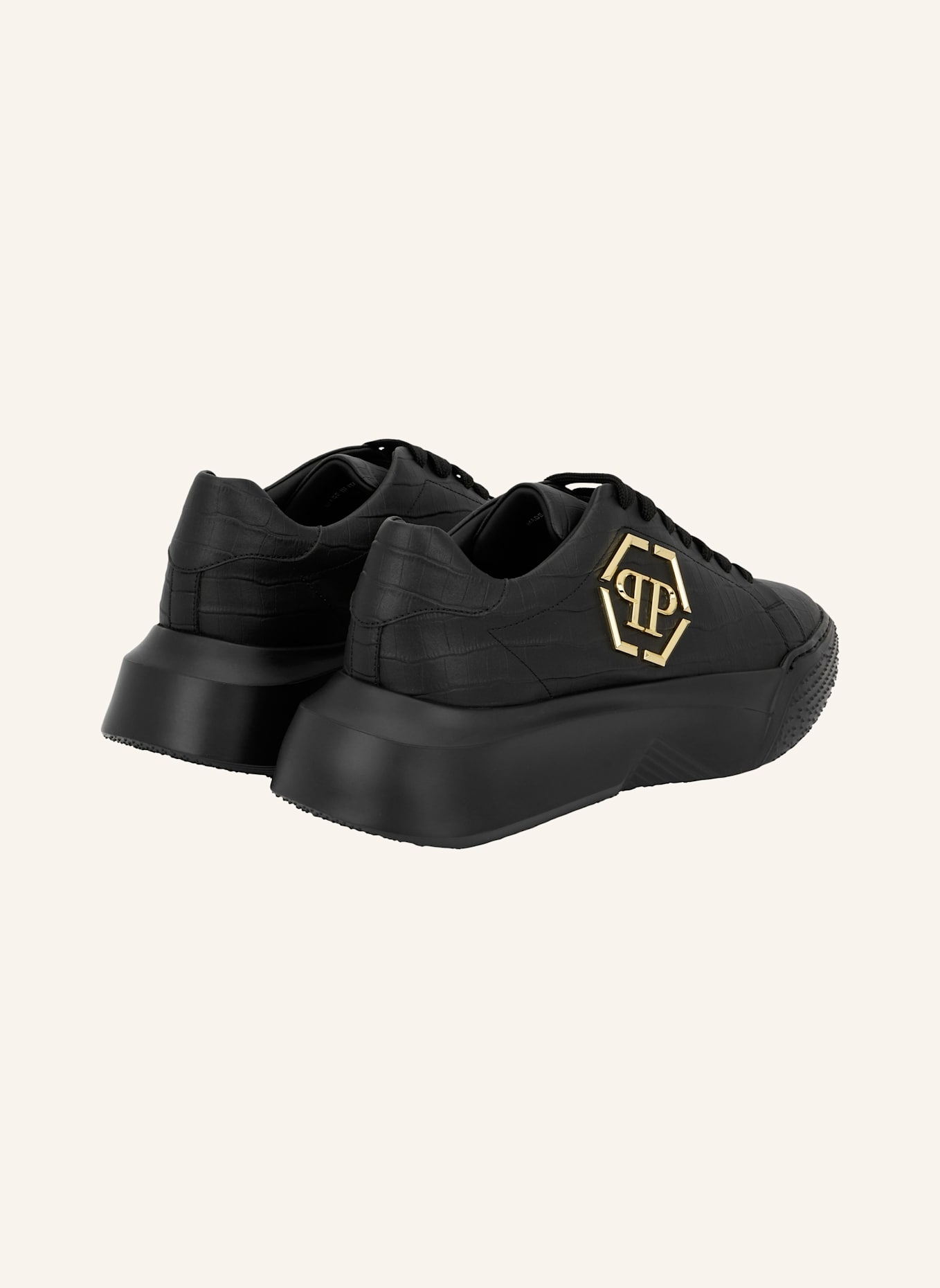 PHILIPP PLEIN PHILIPP PLEIN Crocco Godzilla Runner: SCHWARZ