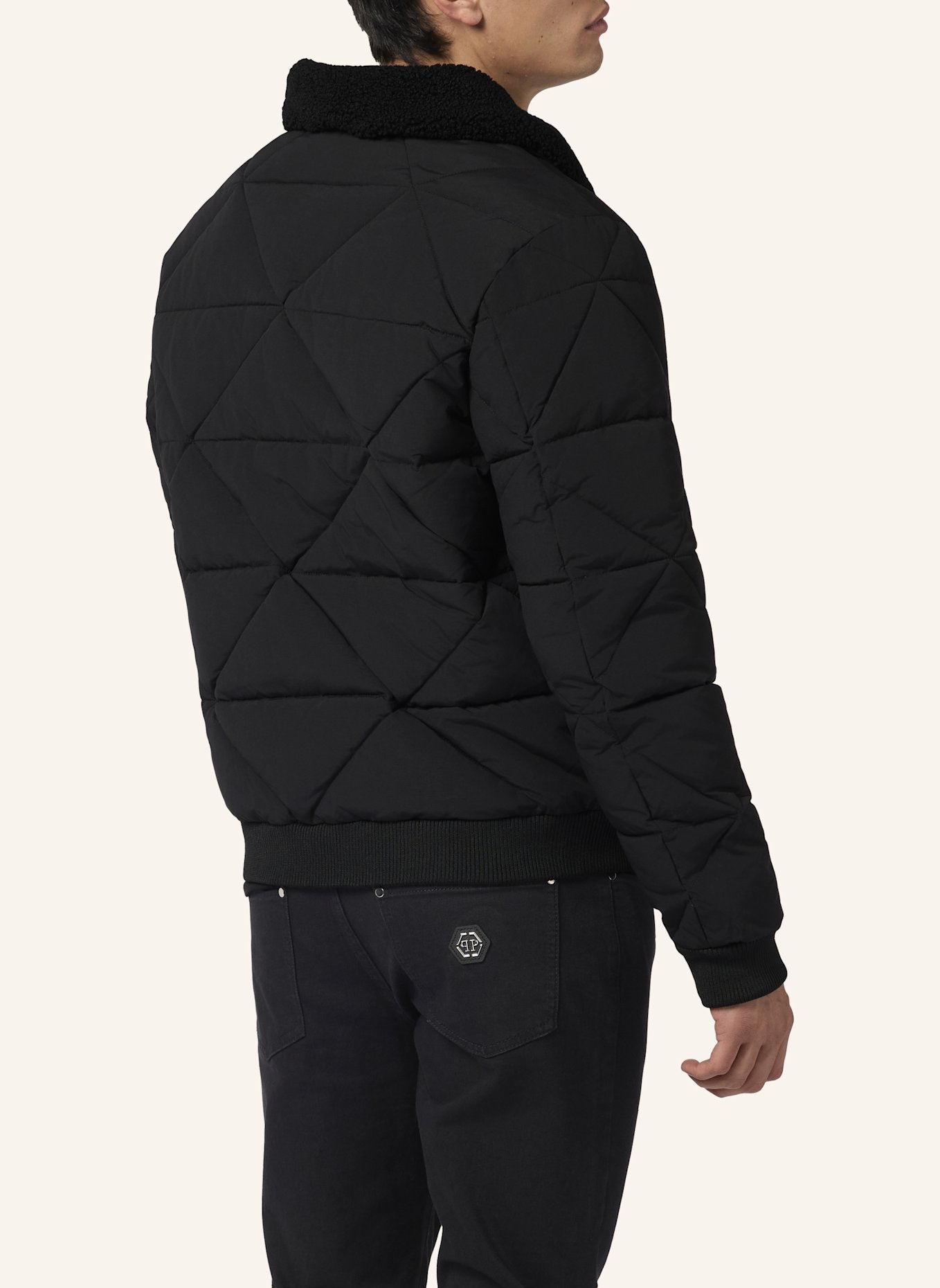 PHILIPP PLEIN Nylon Jacke: SCHWARZ