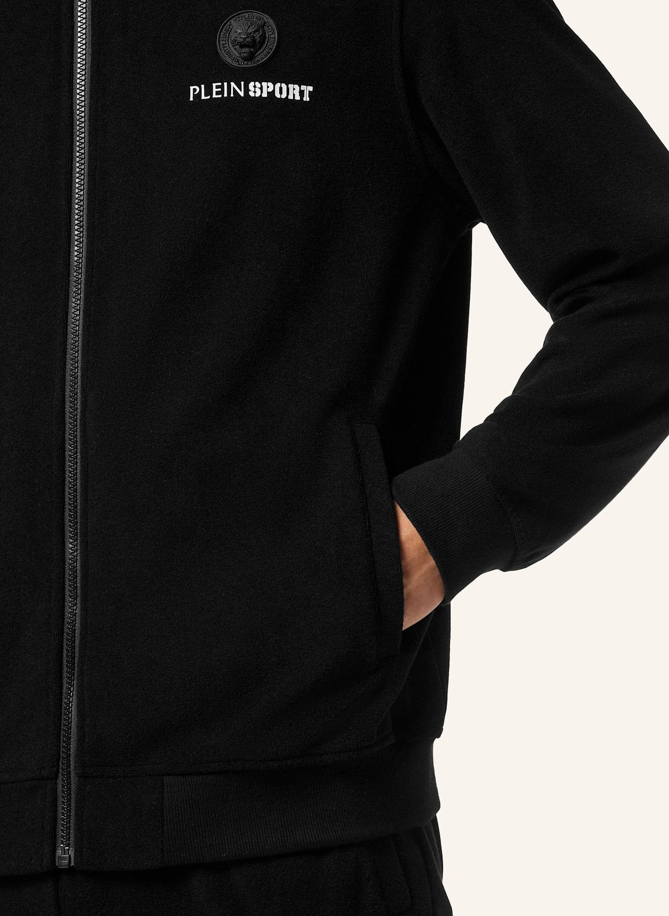 PLEIN SPORT Jogginghosen: SCHWARZ