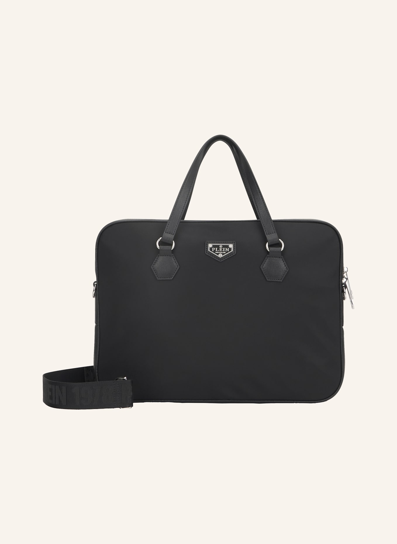 PHILIPP PLEIN Laptop-Tasche: SCHWARZ