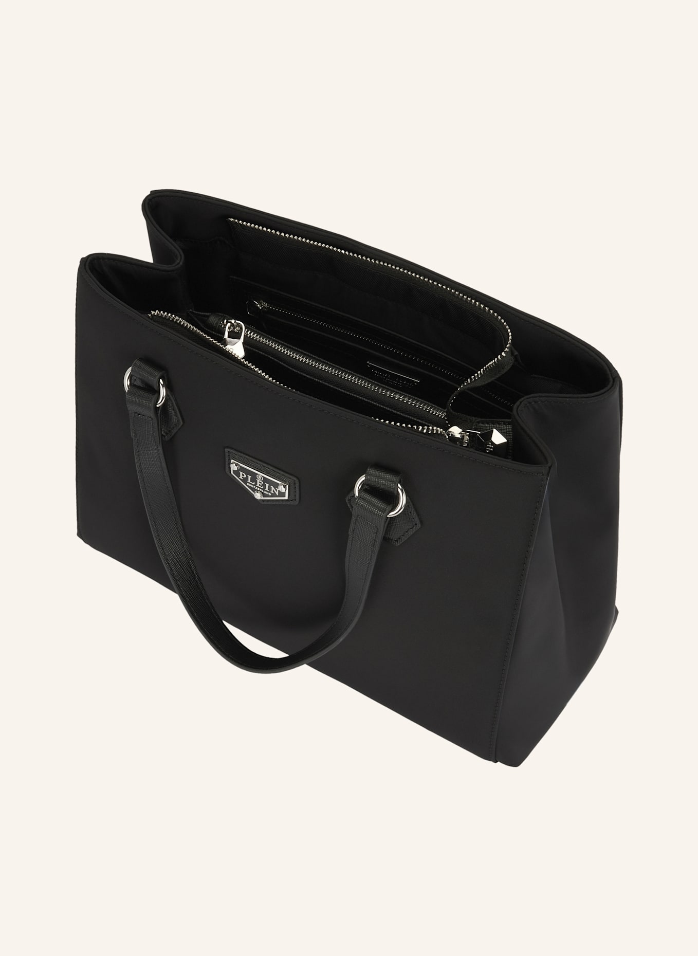 PHILIPP PLEIN Henkel Tasche: SCHWARZ
