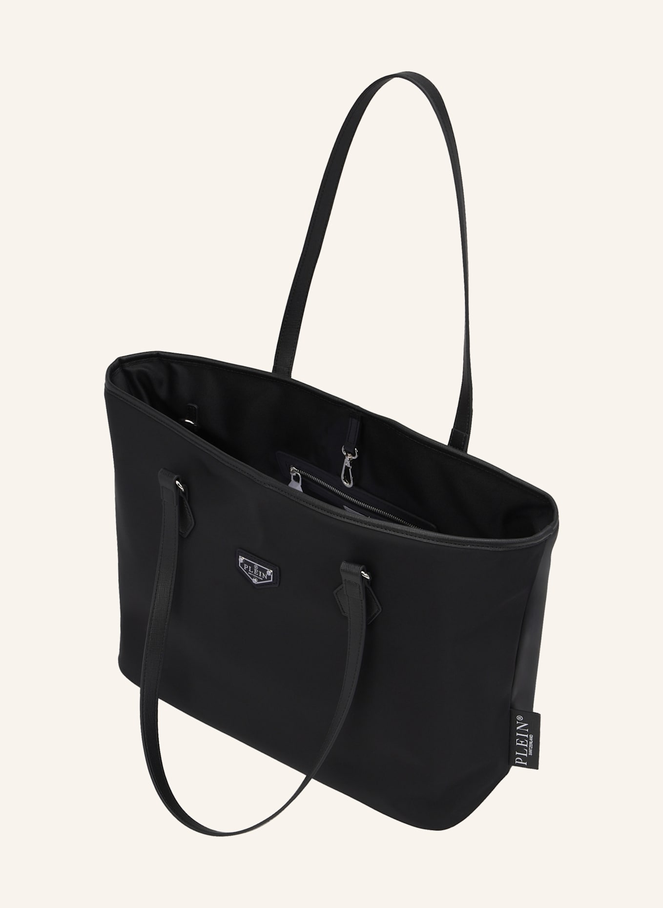 PHILIPP PLEIN Einkaufstasche: SCHWARZ