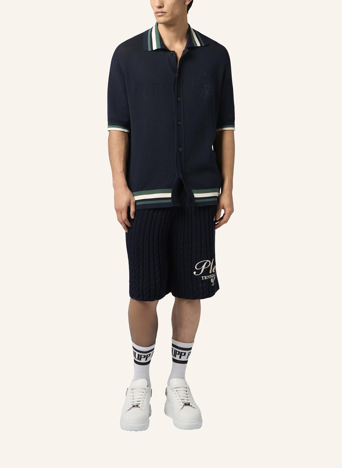 PHILIPP PLEIN PHILIPP PLEIN Knitted Drawstring Shorts Plein Tennis: DUNKELBLAU