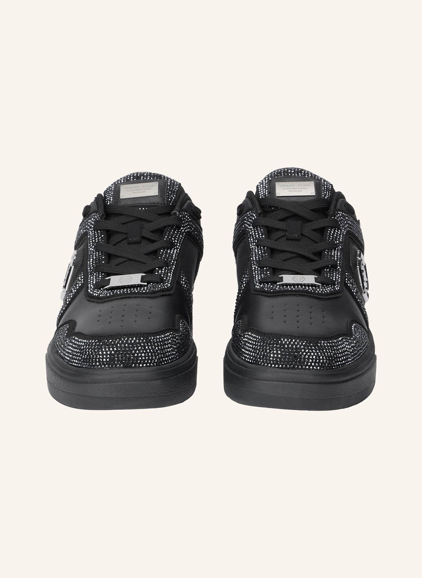 PHILIPP PLEIN Lo-Top Turnschuhe: SCHWARZ