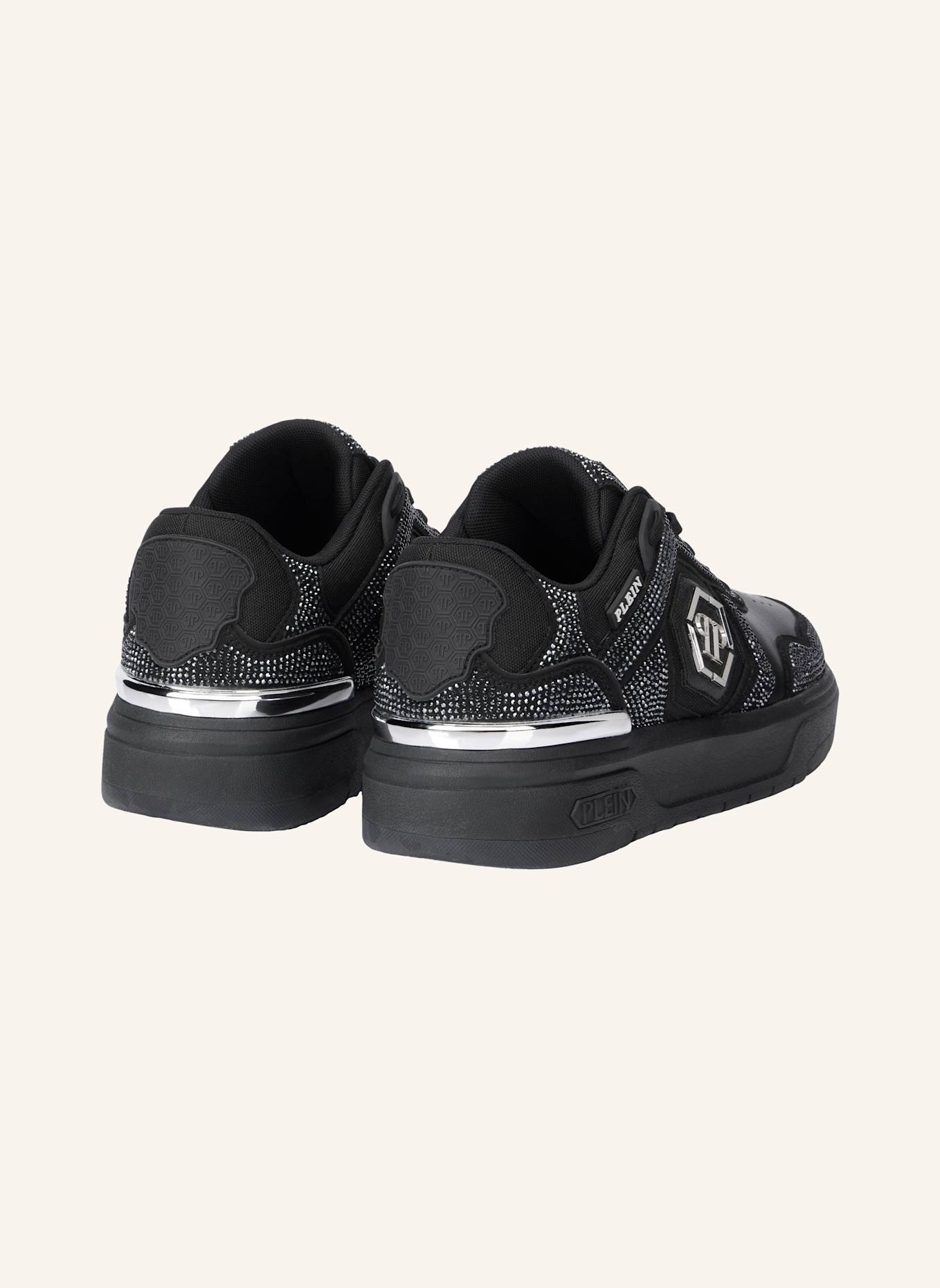 PHILIPP PLEIN Lo-Top Turnschuhe: SCHWARZ