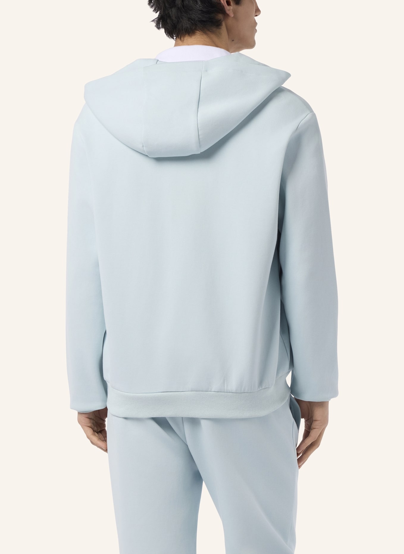 PLEIN SPORT PLEIN SPORT Pique Zip Hoodie Icon: HELLBLAU