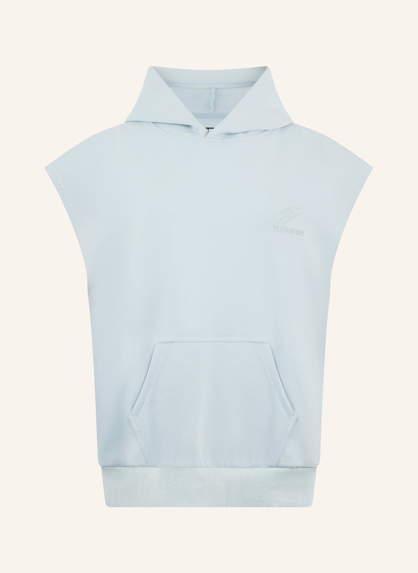 PLEIN SPORT PLEIN SPORT Pique Hoodie Vest Icon: HELLBLAU