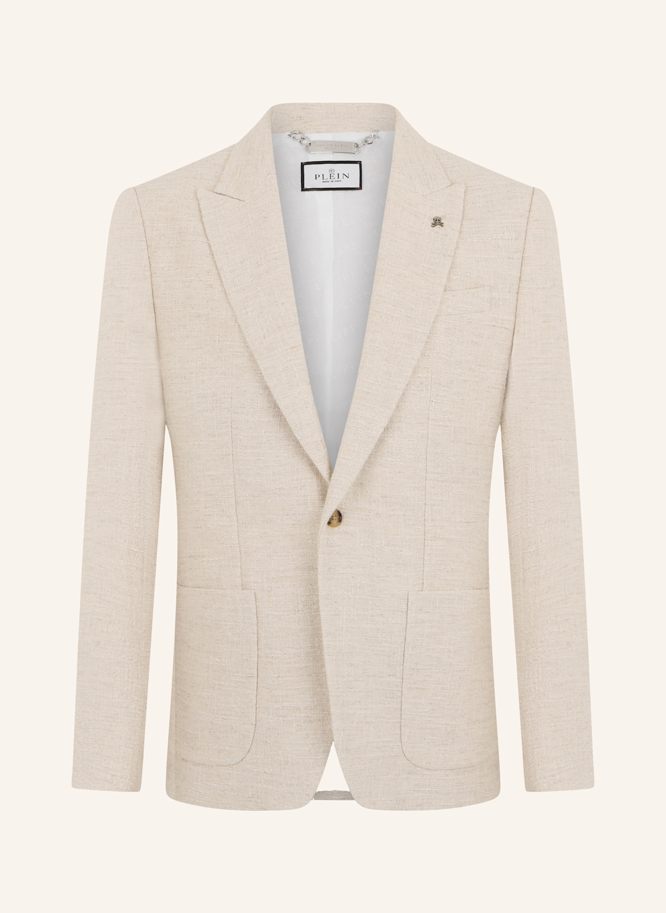 PHILIPP PLEIN PHILIPP PLEIN Linen Blazer Gigolo Fit: SCHWARZ