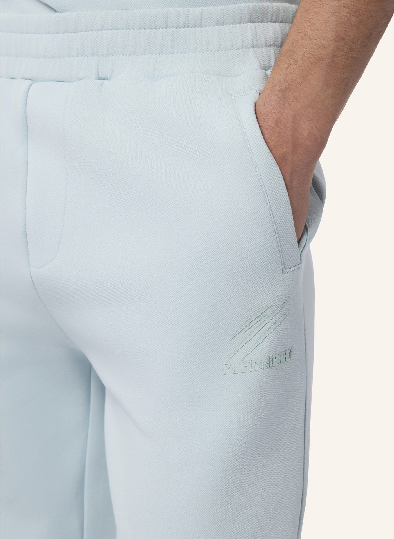 PLEIN SPORT PLEIN SPORT Pique Joggers Icon: HELLBLAU