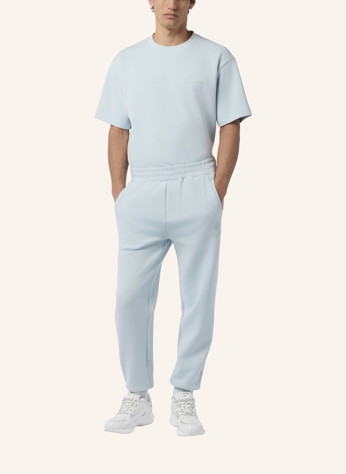 PLEIN SPORT PLEIN SPORT Pique Joggers Icon: HELLBLAU