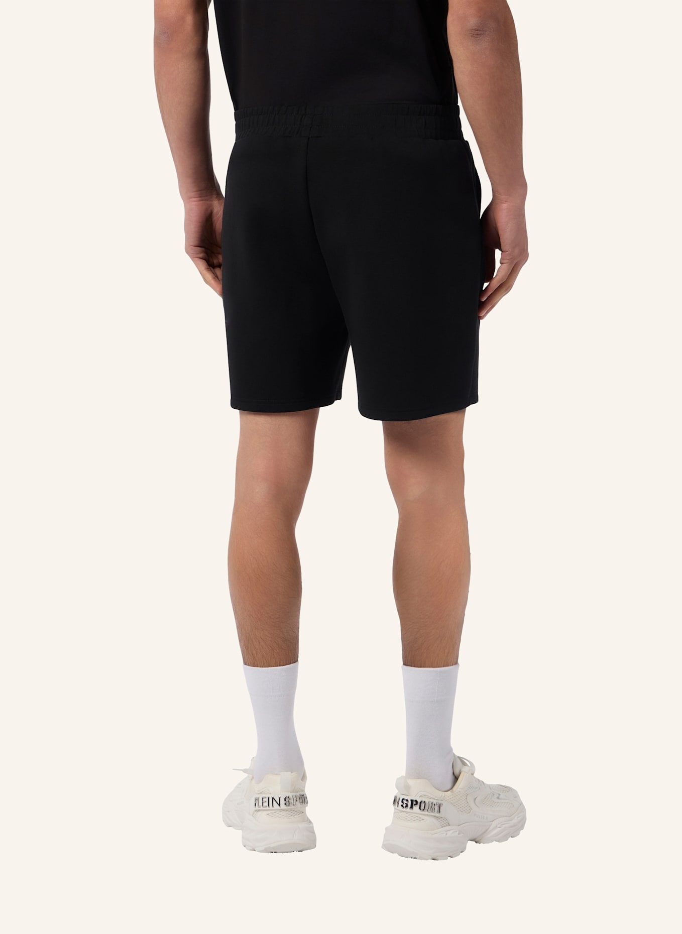 PLEIN SPORT PLEIN SPORT Pique Jogging Shorts Icon: SCHWARZ