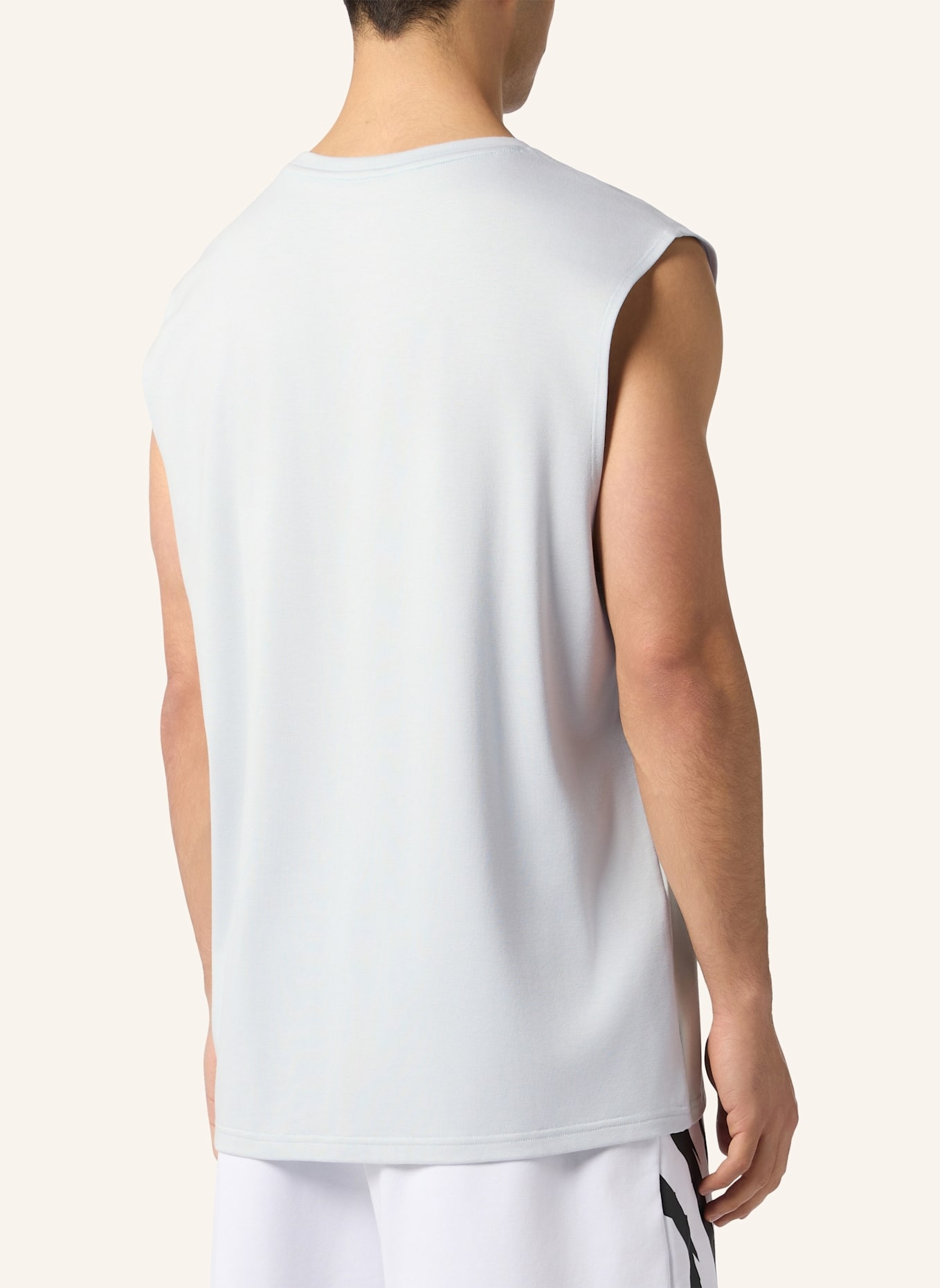 PLEIN SPORT PLEIN SPORT Slub Cotton Tanktop: HELLBLAU
