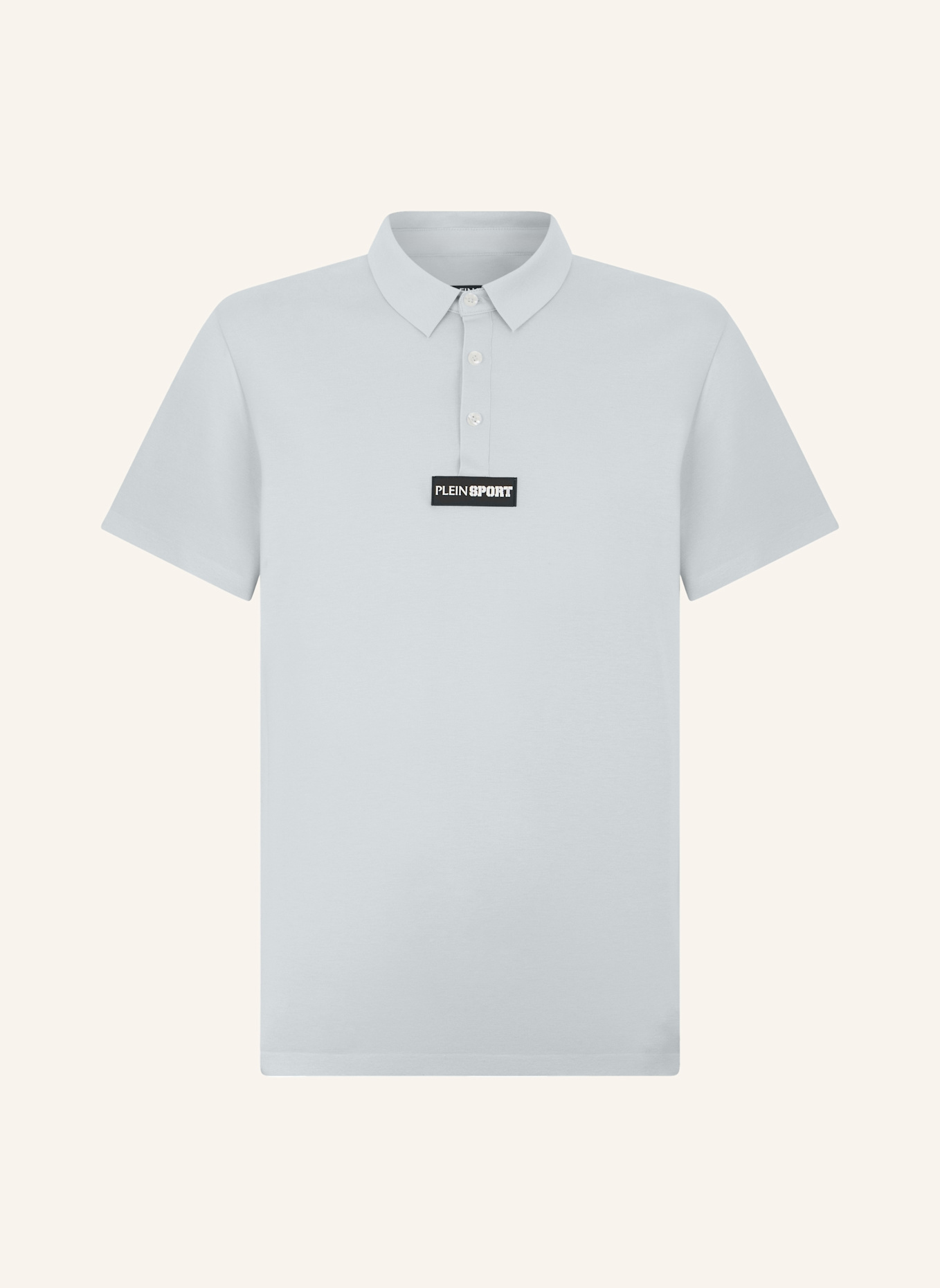 PLEIN SPORT PLEIN SPORT Pique Polo T-Shirt Scratch: HELLBLAU