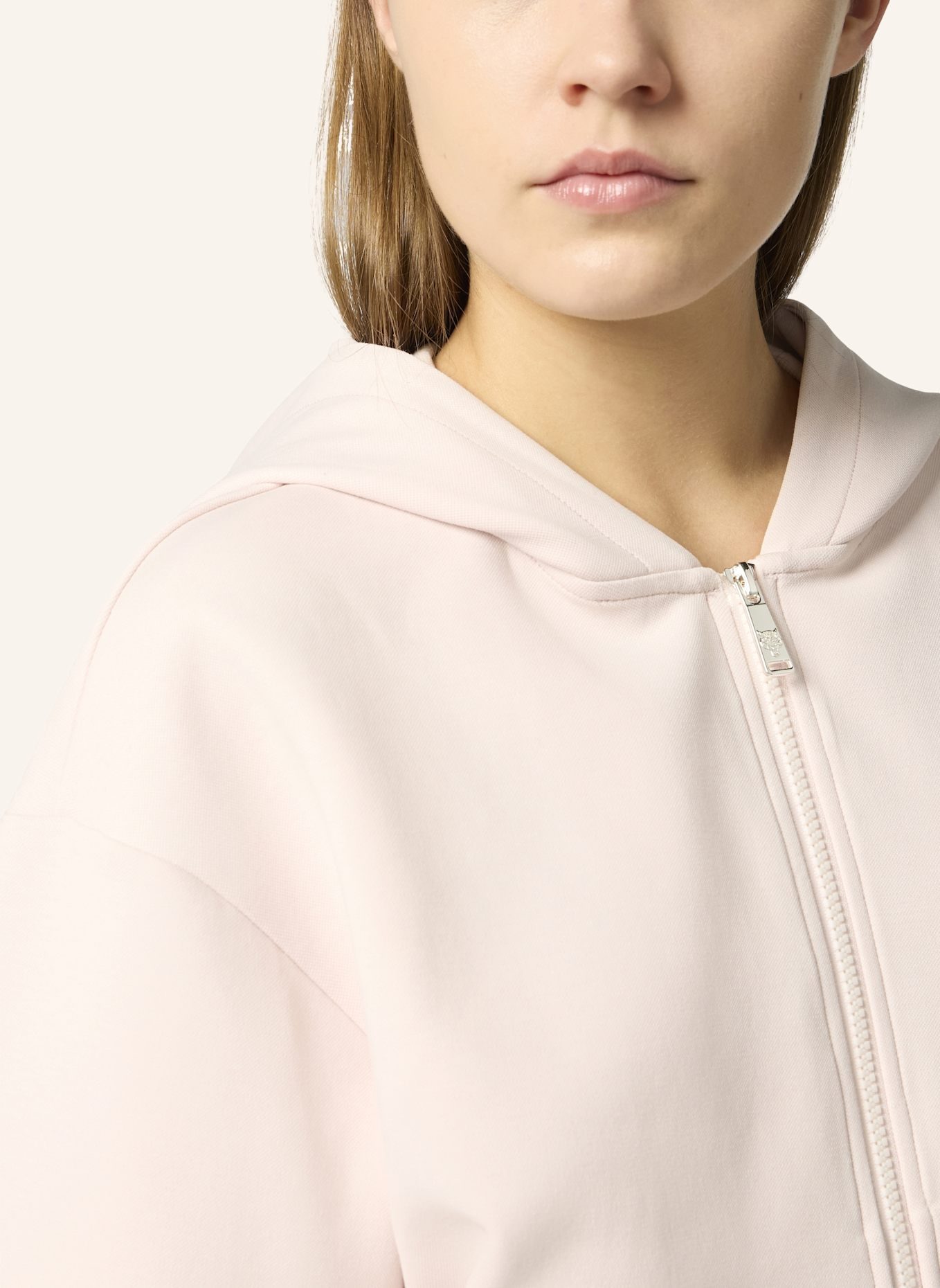 PLEIN SPORT PLEIN SPORT Zip Hoodie Icon Scratch: ROSA