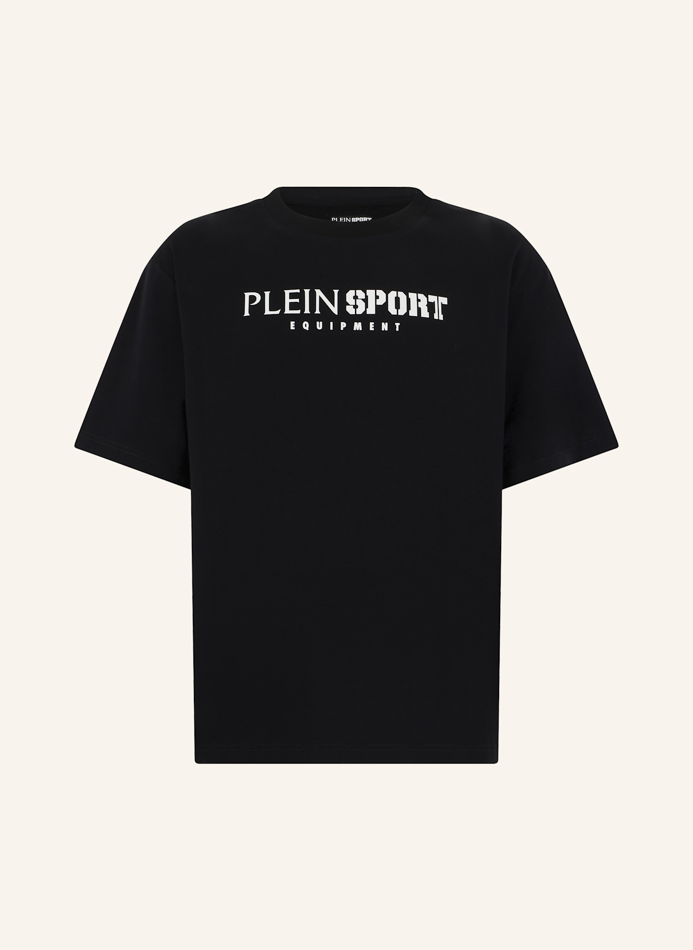 PLEIN SPORT PLEIN SPORT Round Neck T-Shirt Reflective Scratch: SCHWARZ